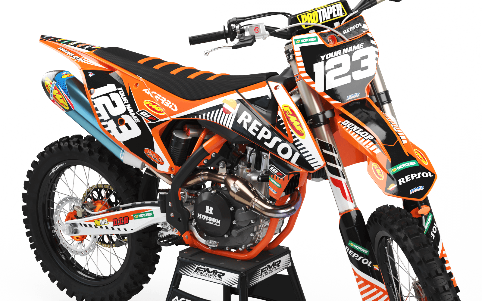 KTM Graphics Kit REPSOL : To be different from your competitors