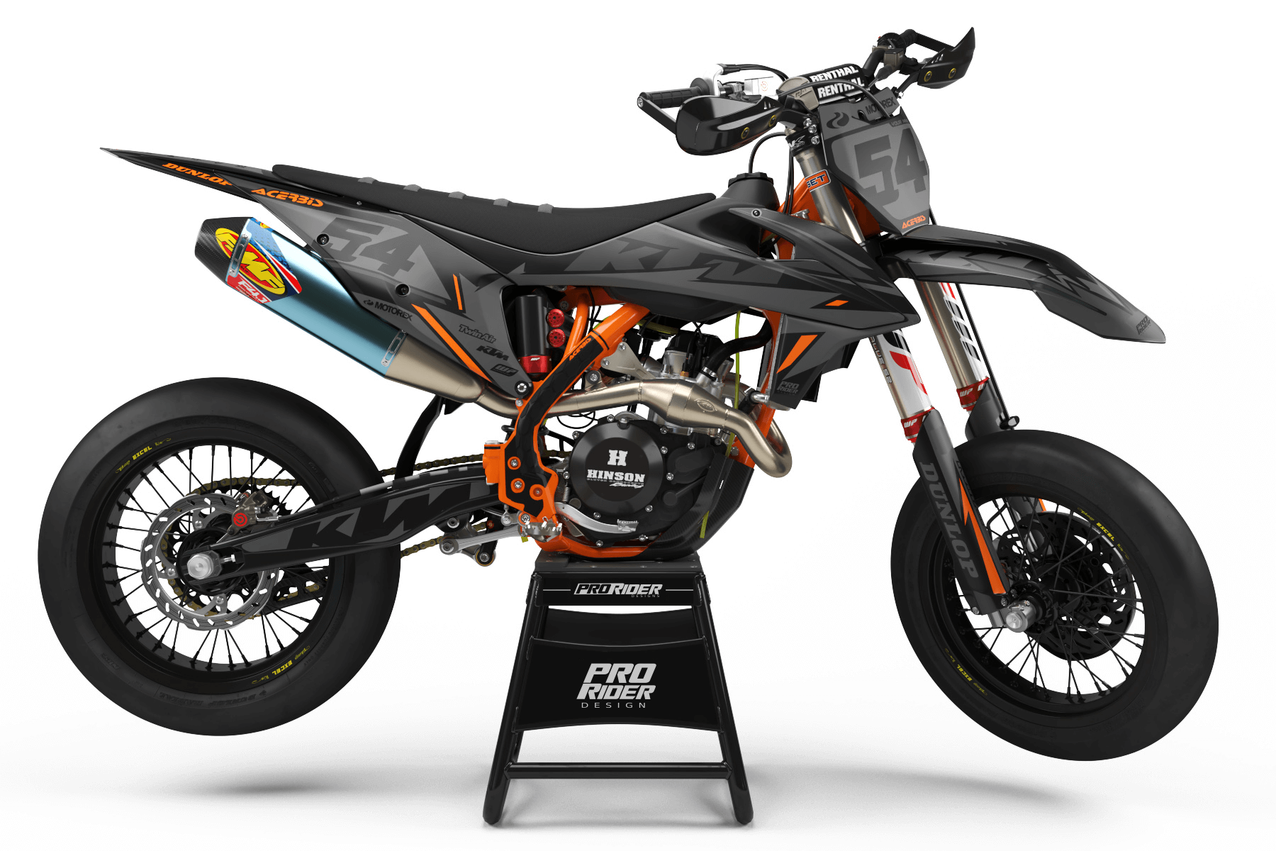KTM Graphics Kit acerbis matte finish