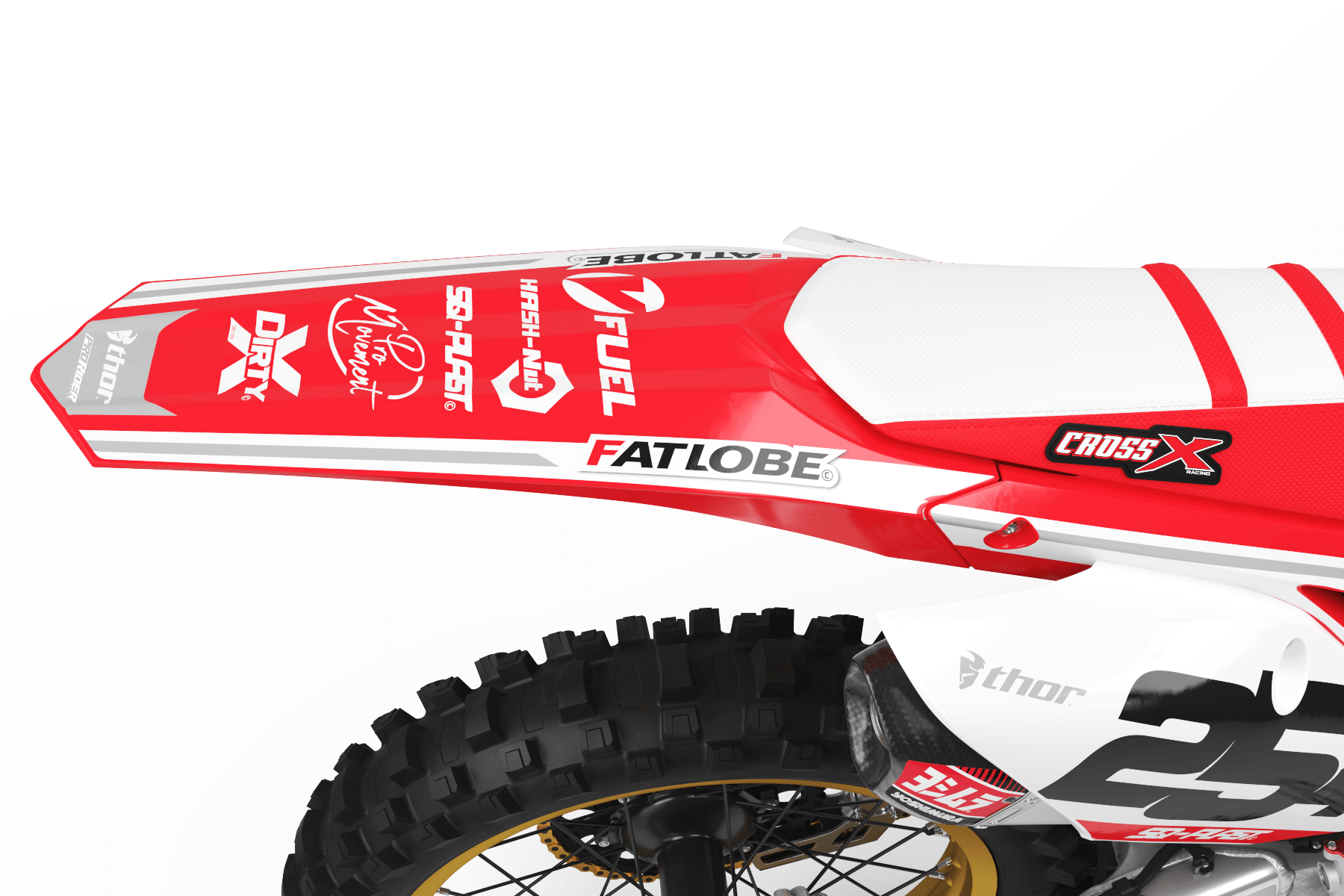 HONDA Graphics Kit RED ELEGANCE