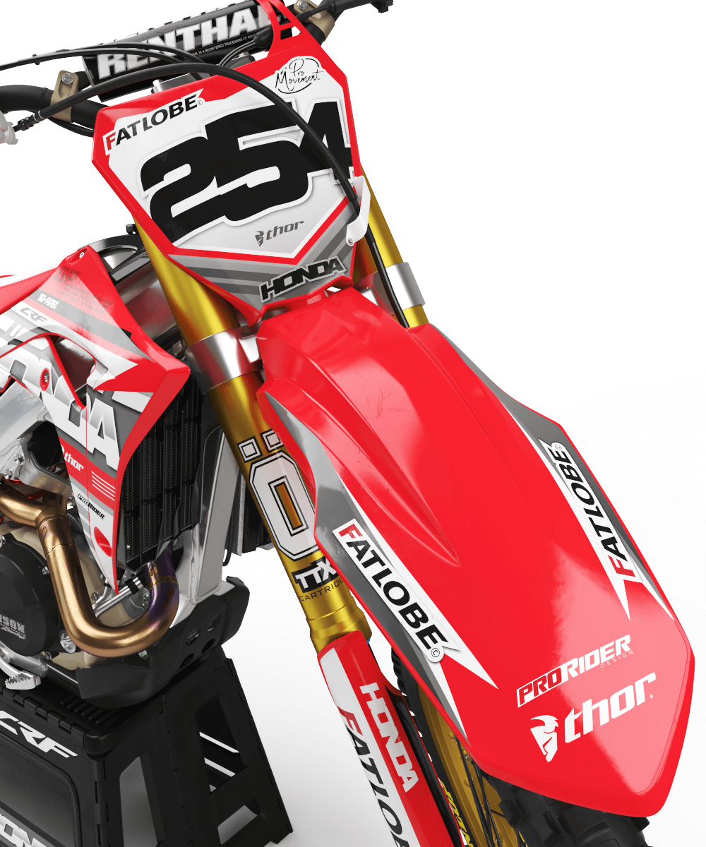 HONDA Graphics Kit RED ELEGANCE