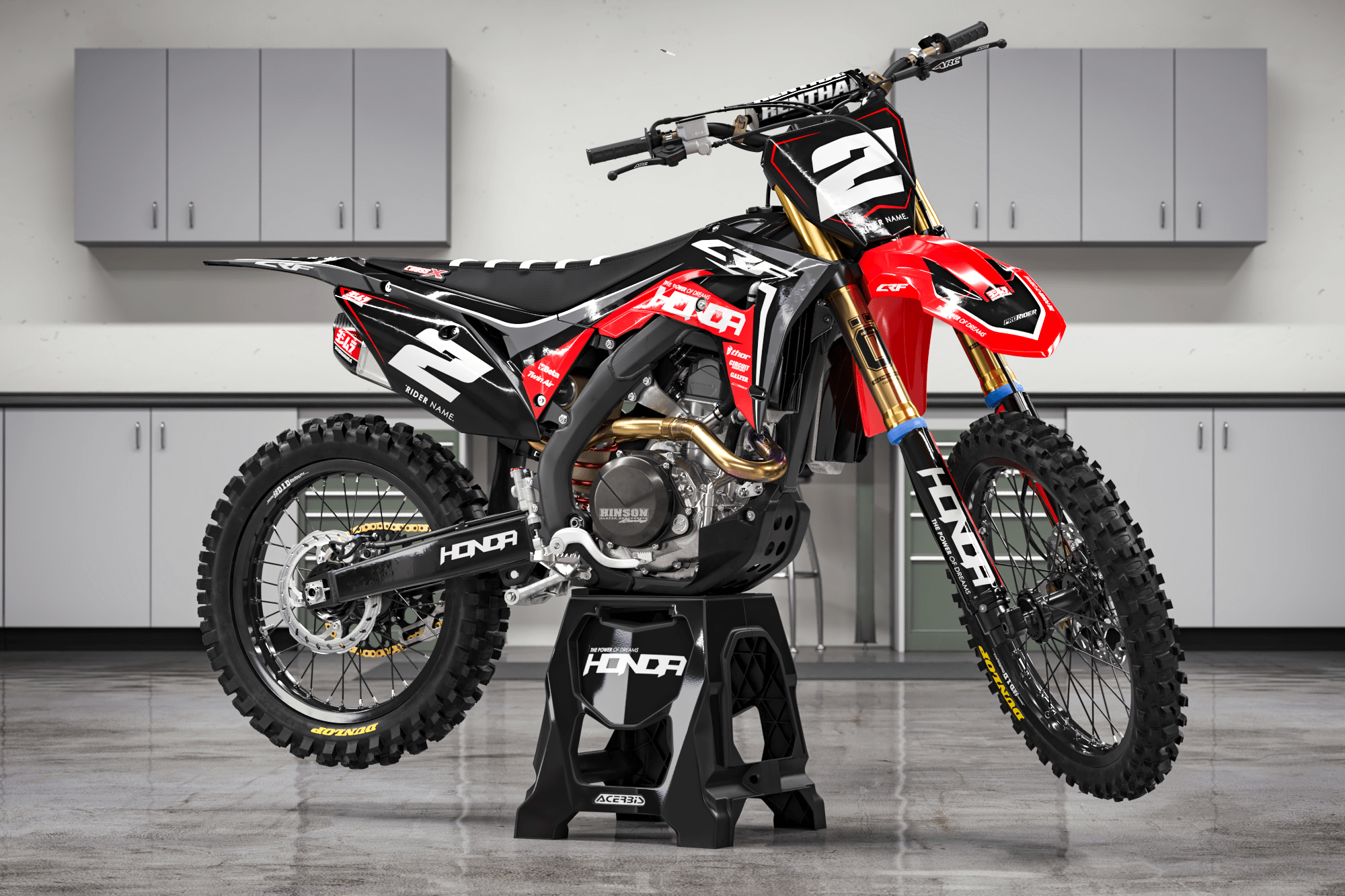 HONDA Graphics Kit RED TOUCH
