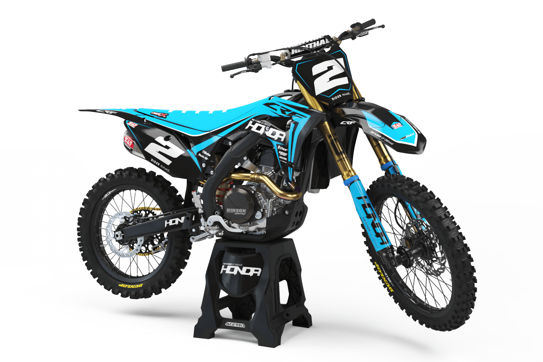 HONDA Graphics Kit BLUE STAR