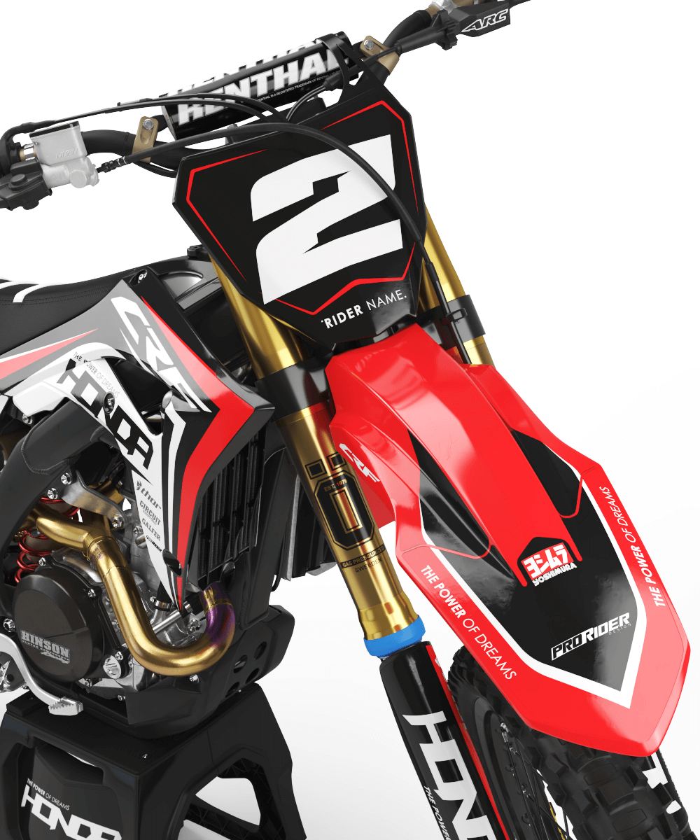 HONDA Graphics Kit RED FRAME