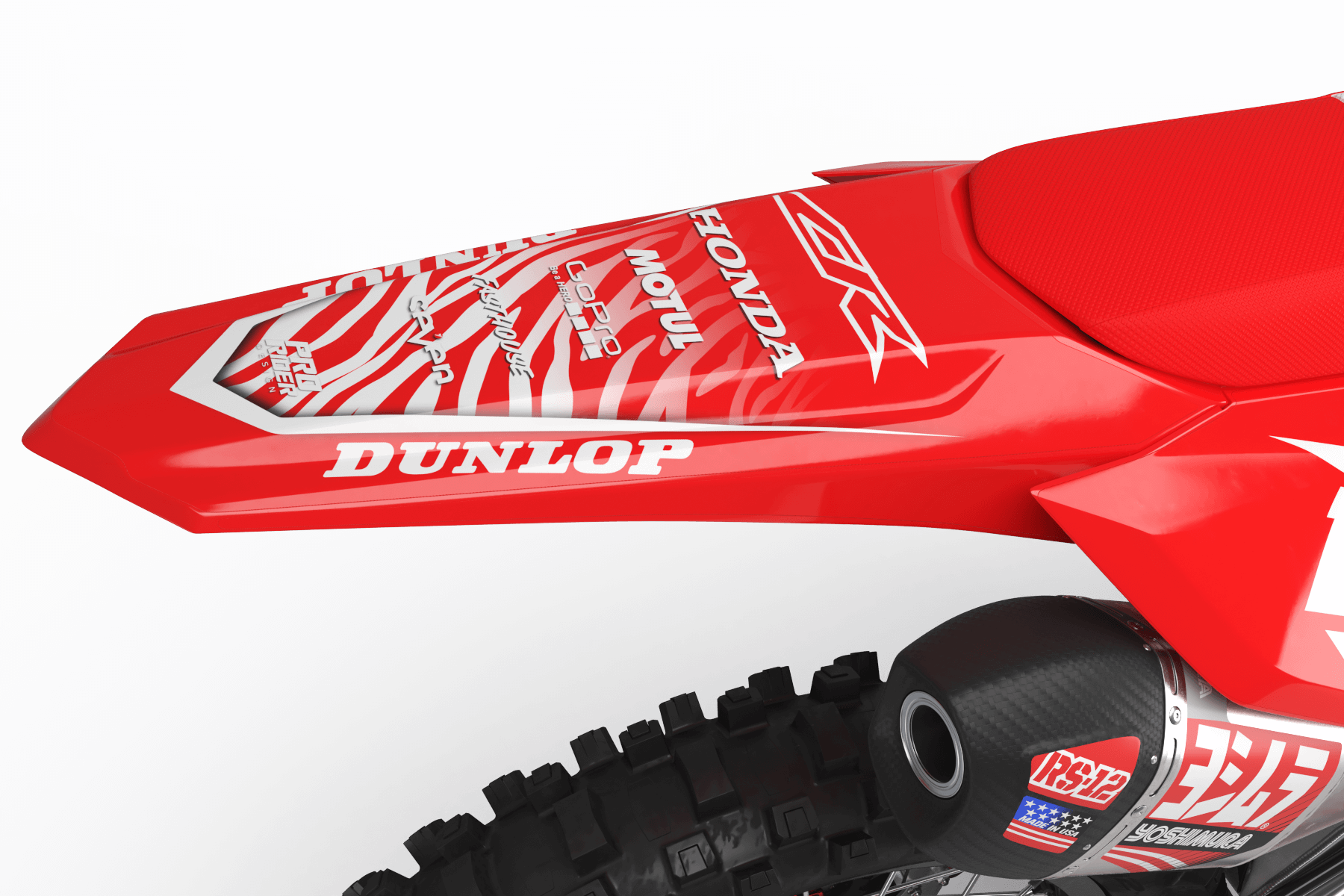 HONDA Graphics Kit MOTUL RED