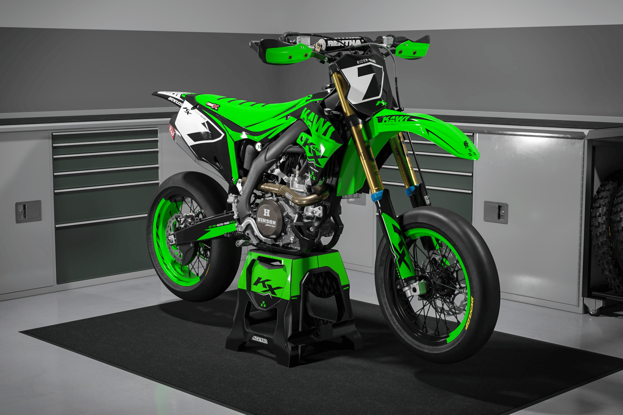 KAWASAKI Graphics Kit PRORIDER KAWI