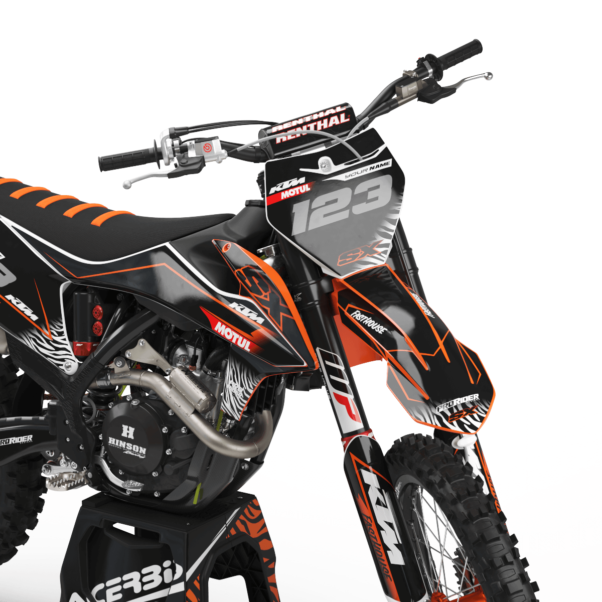 KTM Graphics Kit MOTUL black