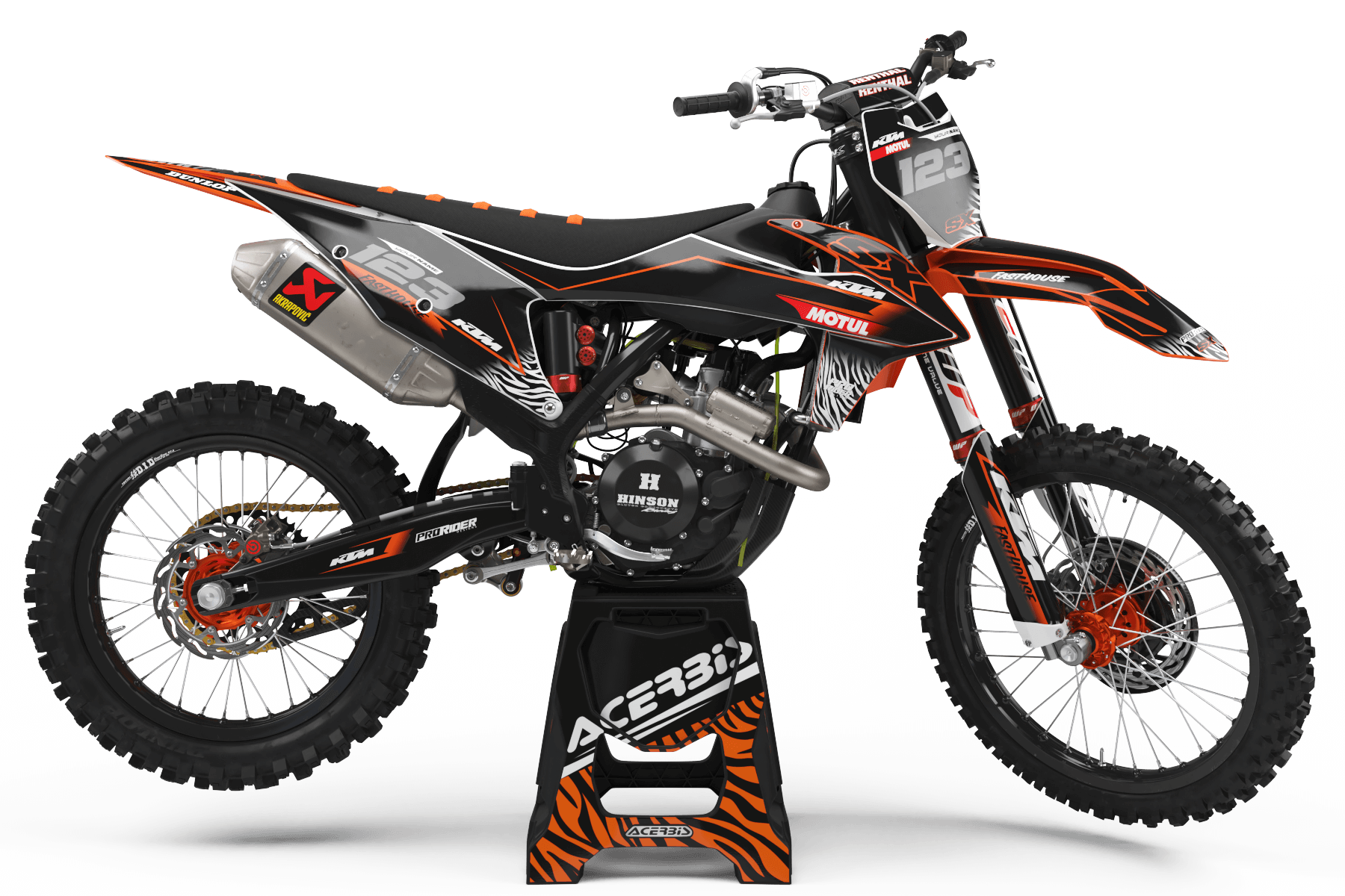 KTM Graphics Kit MOTUL black