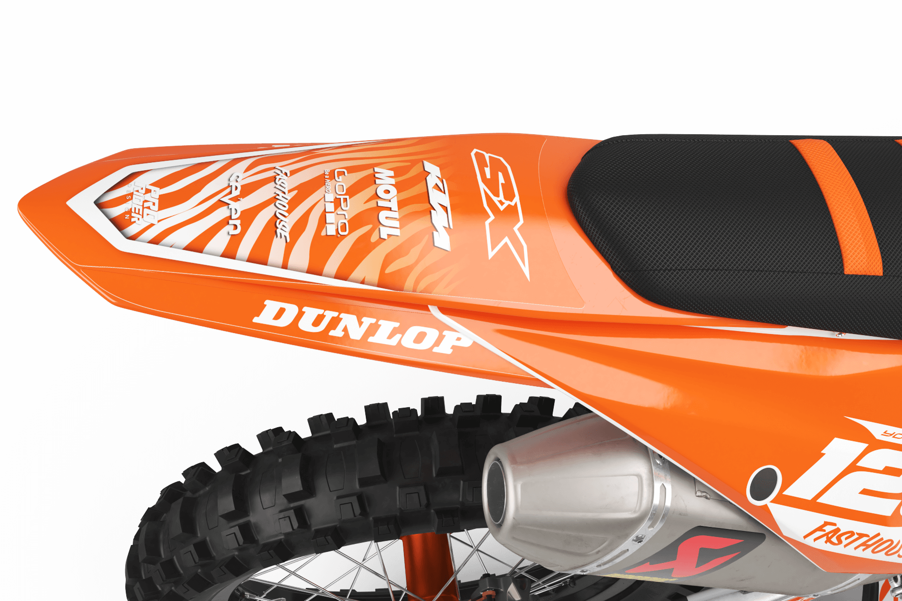 KTM Graphics Kit MOTUL orange