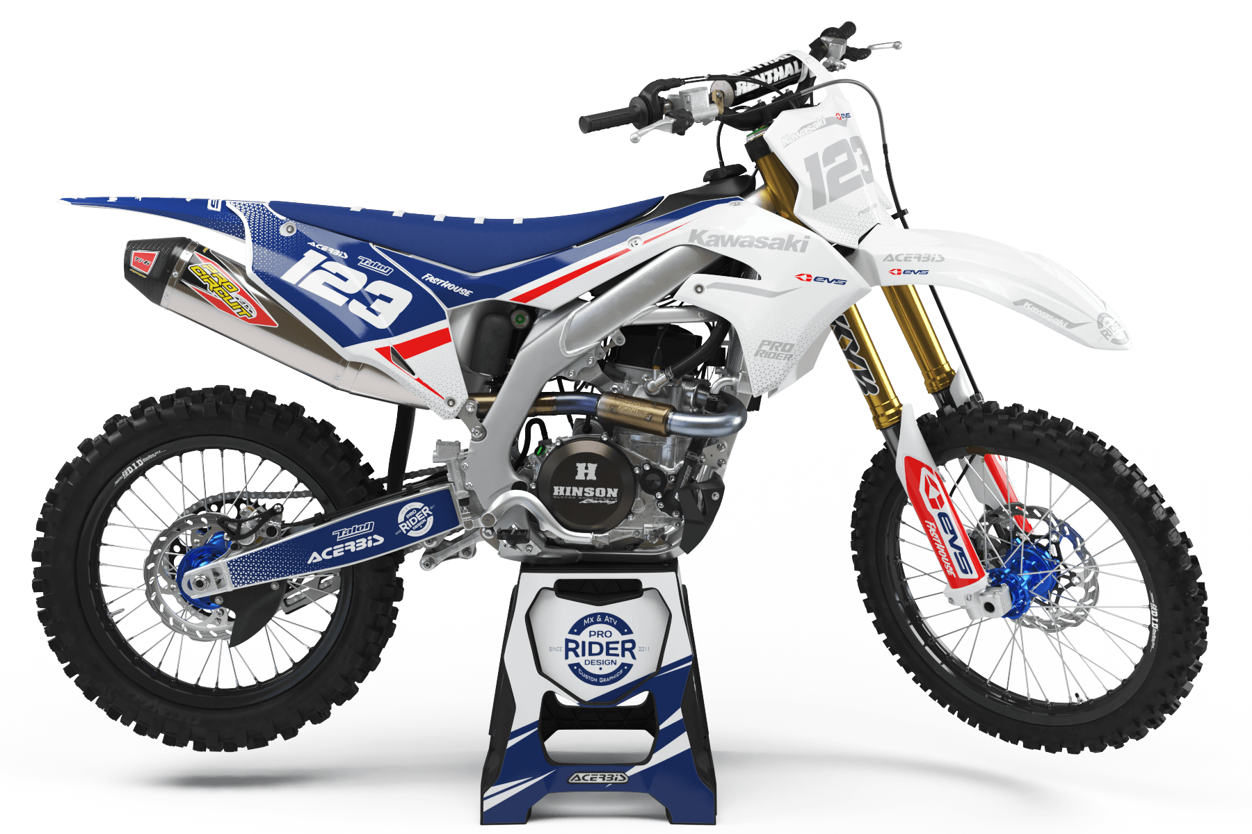 KAWASAKI Graphics Kit EVS PATRIOT