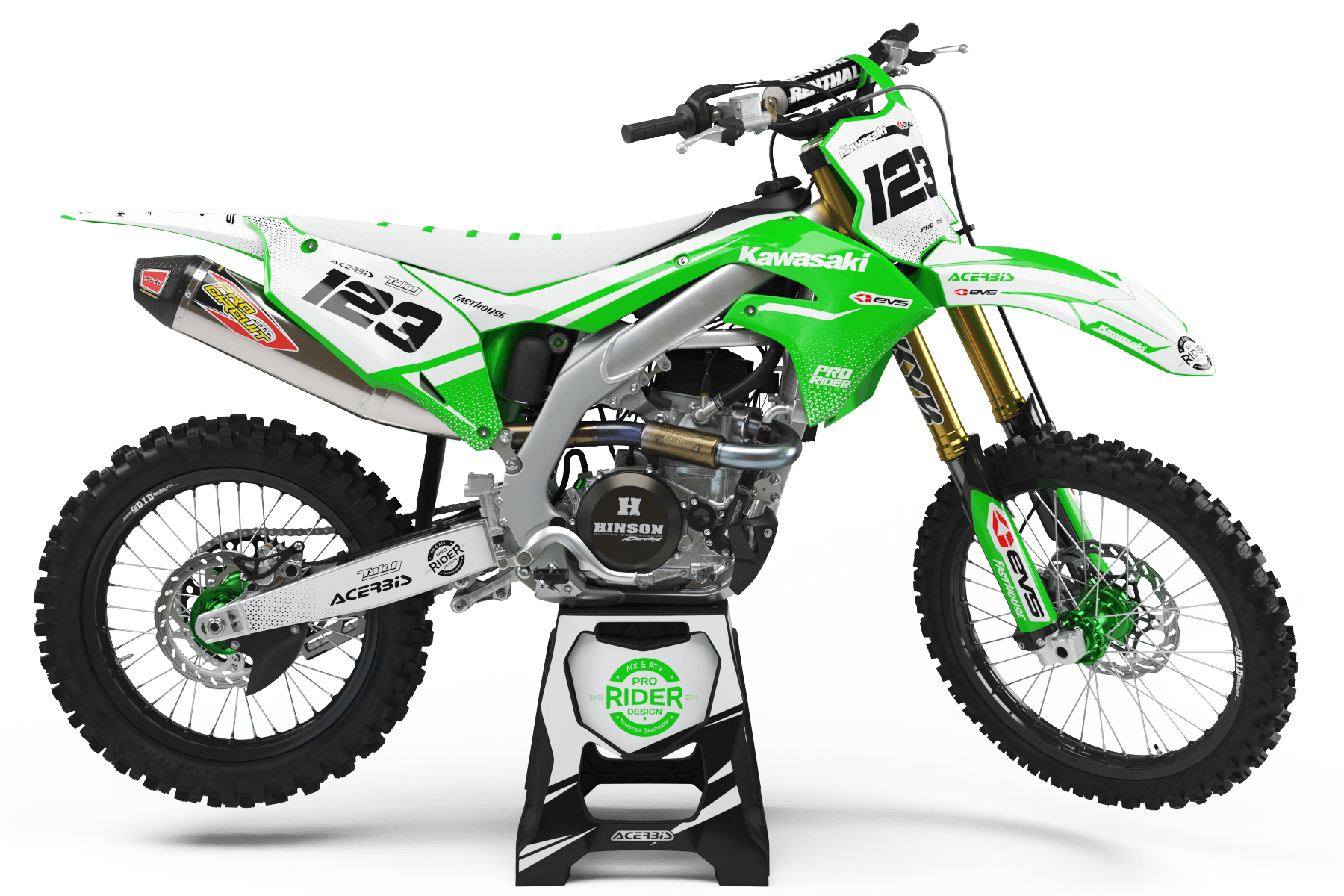 KAWASAKI Graphics Kit EVS ORIGIN