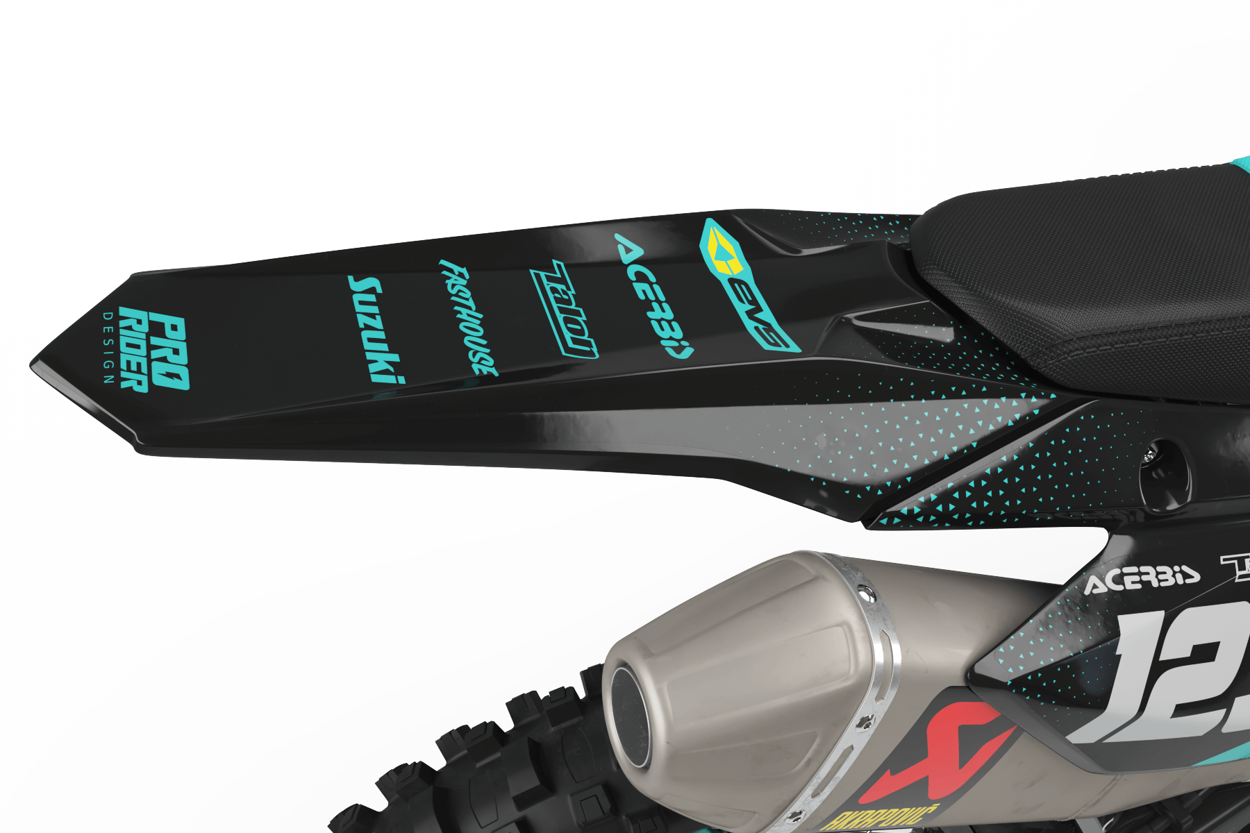 SUZUKI Graphics kit EVS TEAL