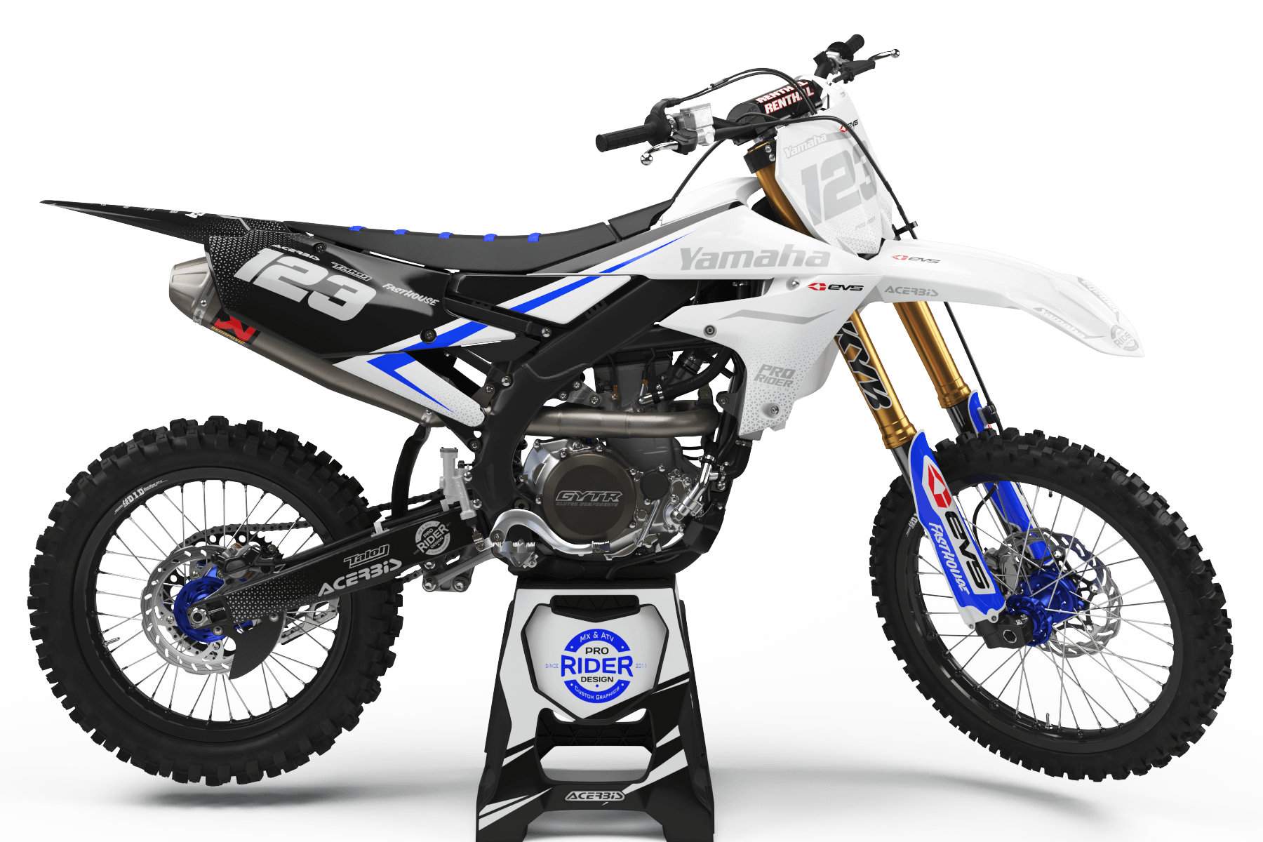Yamaha graphics black and white