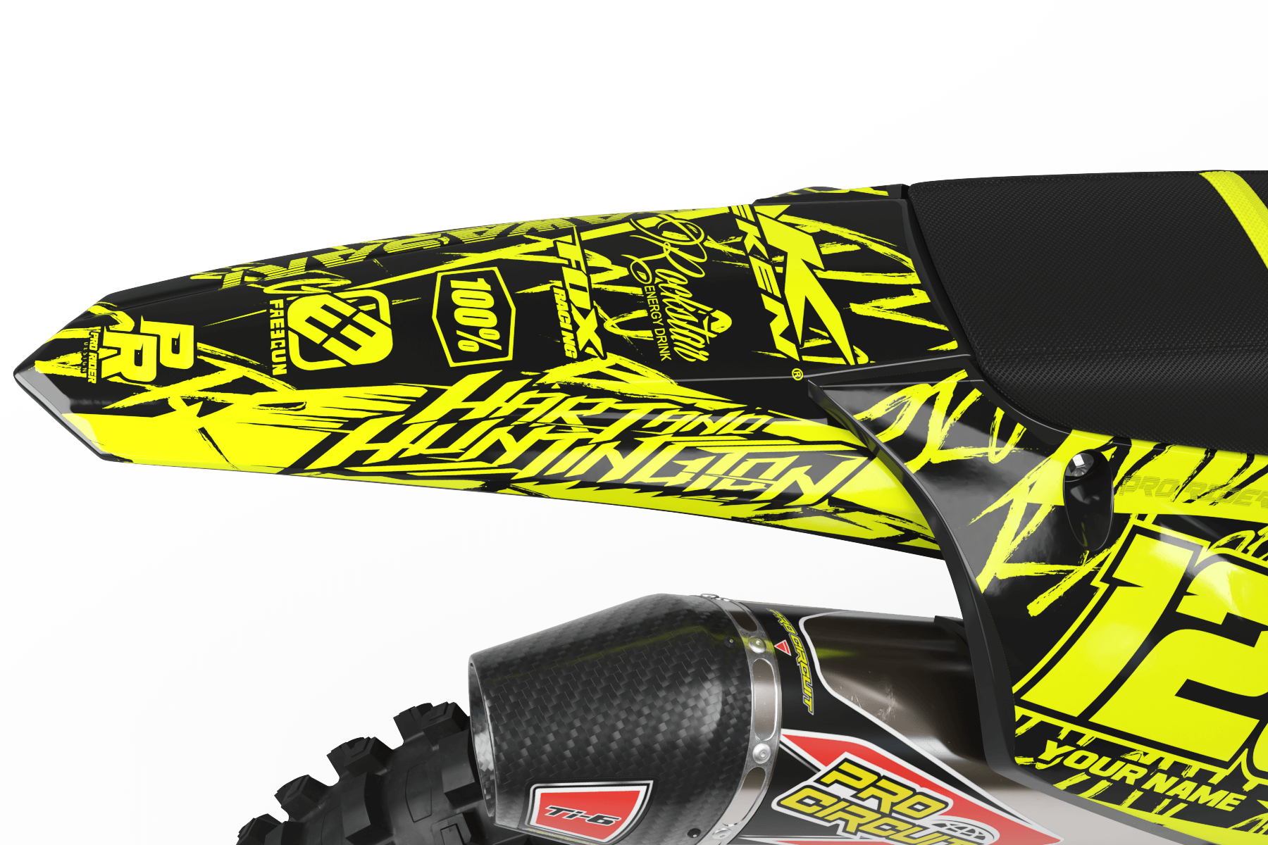 FLUO Graphics Kit KAWASAKI HART AND HUNTINGTON