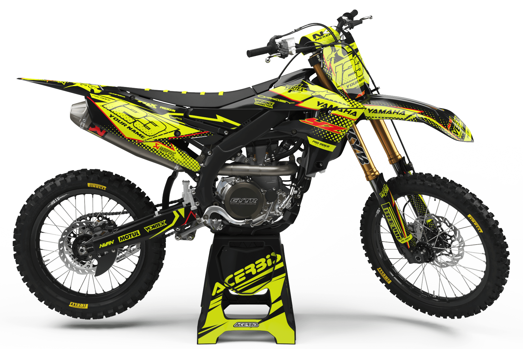 FLUO Graphics Kit YAMAHA VERTEX