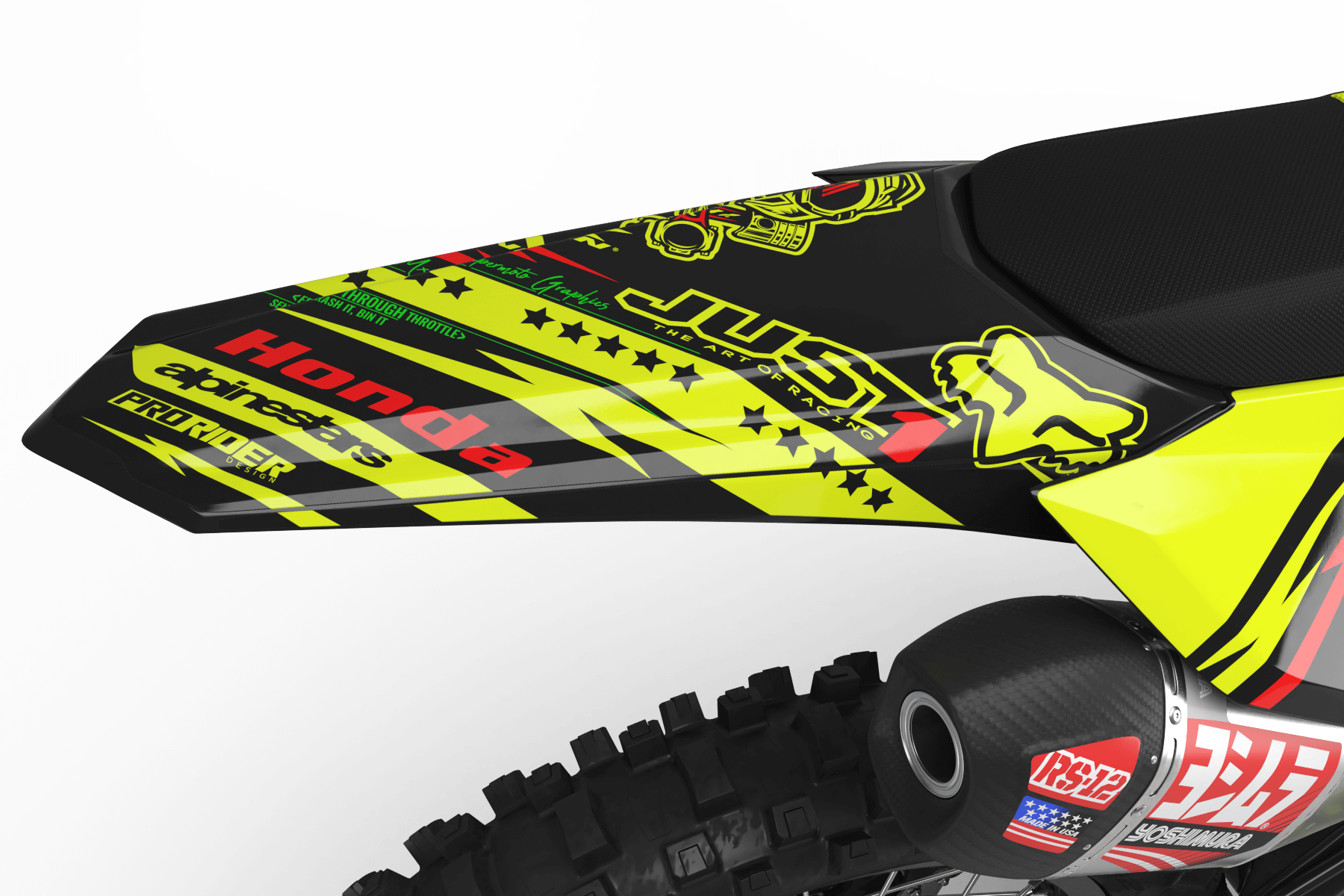 FLUO Graphics Kit HONDA JUST1