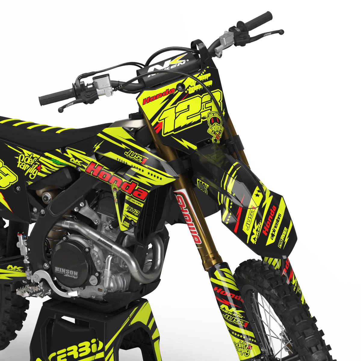 FLUO Graphics Kit HONDA JUST1