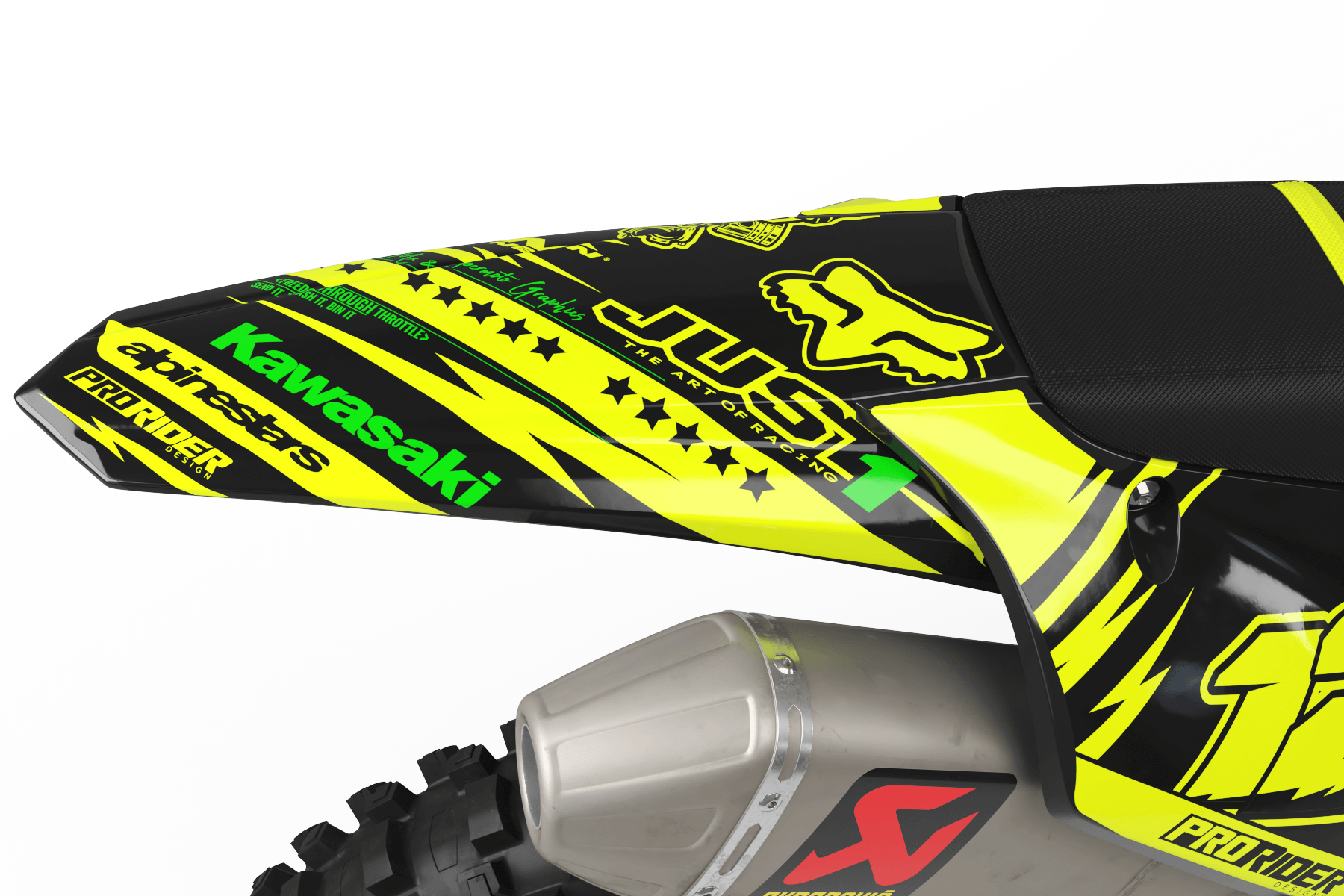 FLUO Graphics Kit KAWASAKI JUST1