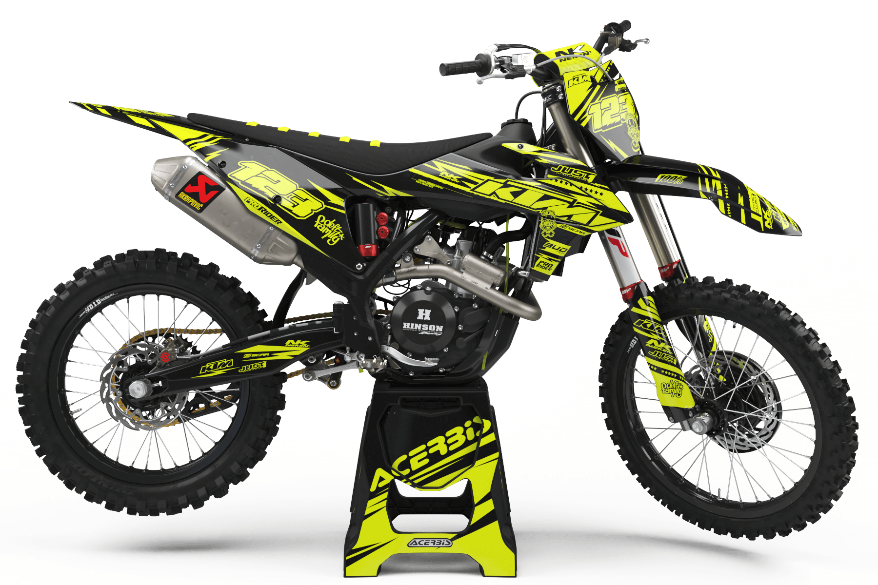 FLUO Graphics Kit KTM JUST1