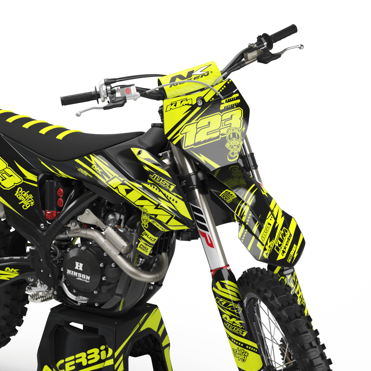 FLUO Graphics Kit KTM JUST1