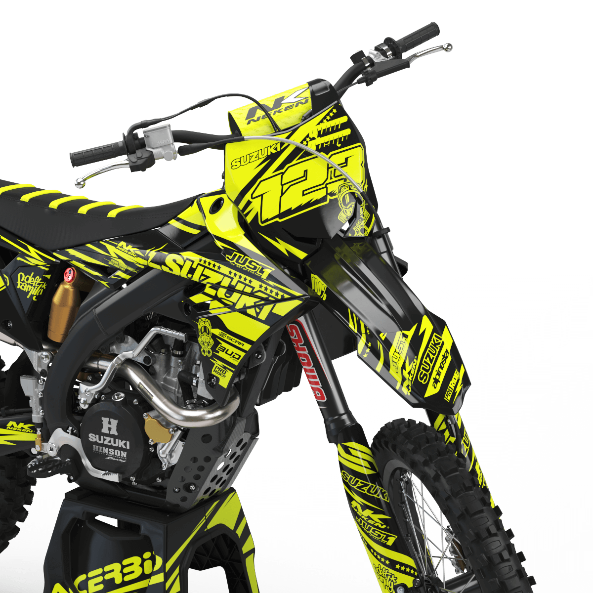 FLUO Graphics Kit SUZUKI JUST1