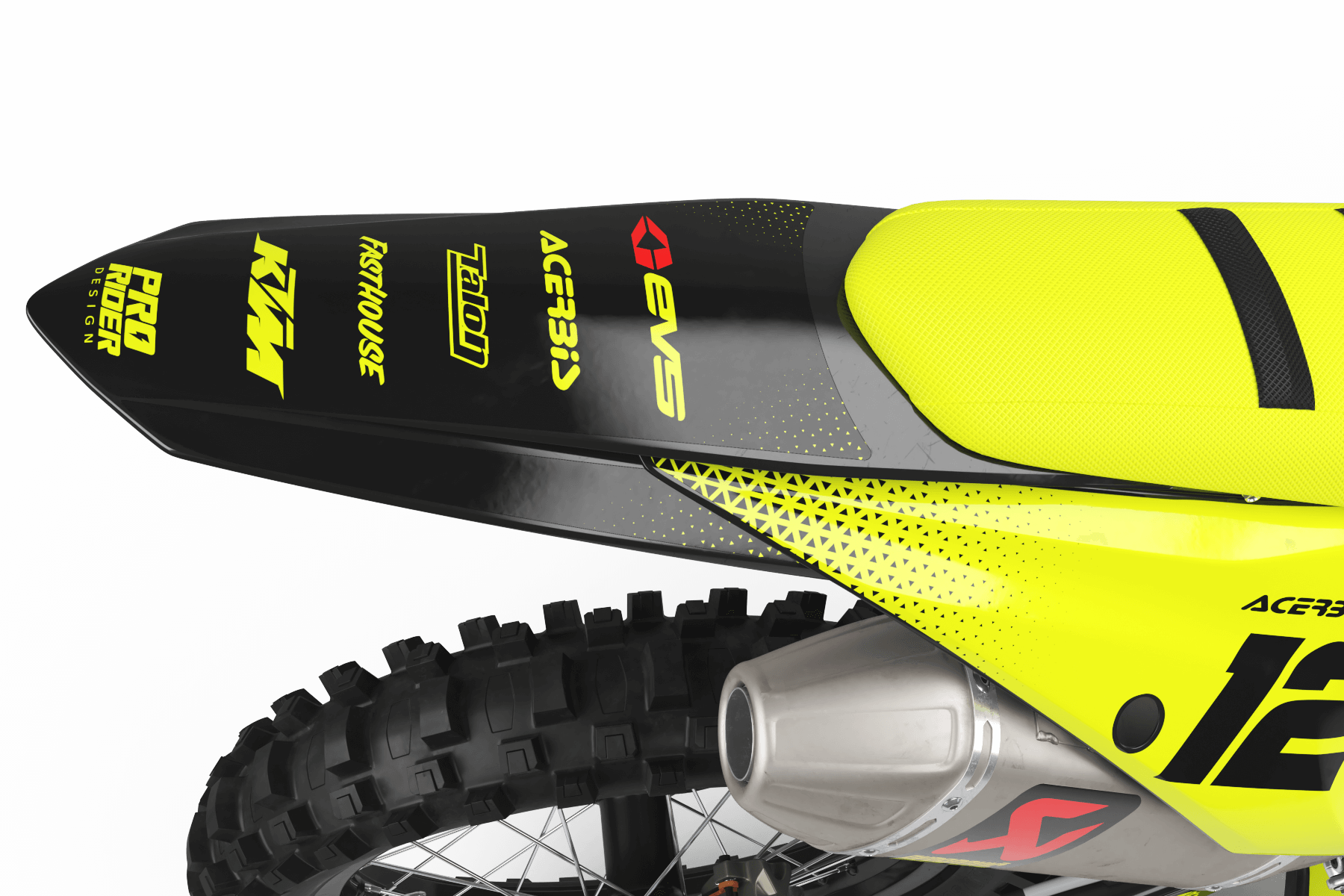 KTM Graphics Kit EVS FLUO