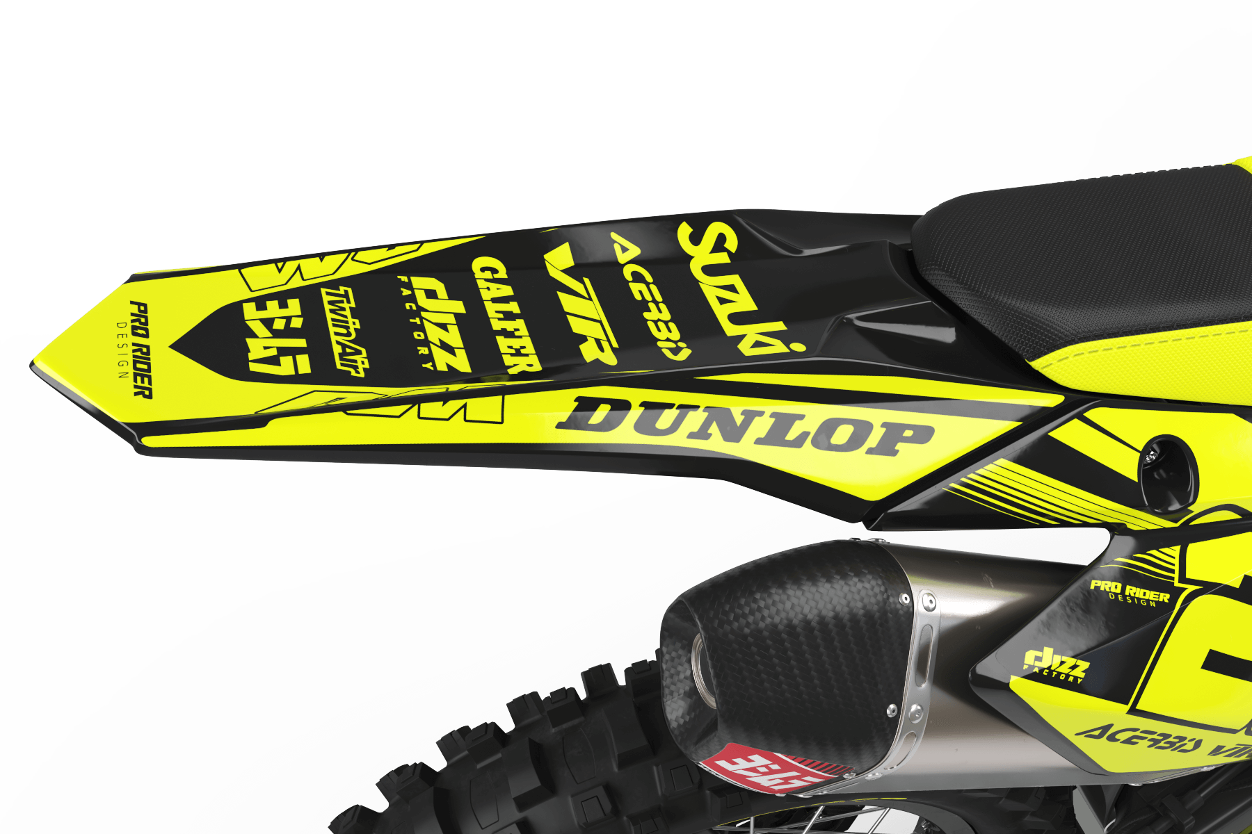 SUZUKI Graphics kit FURIOUS 2 FLUO