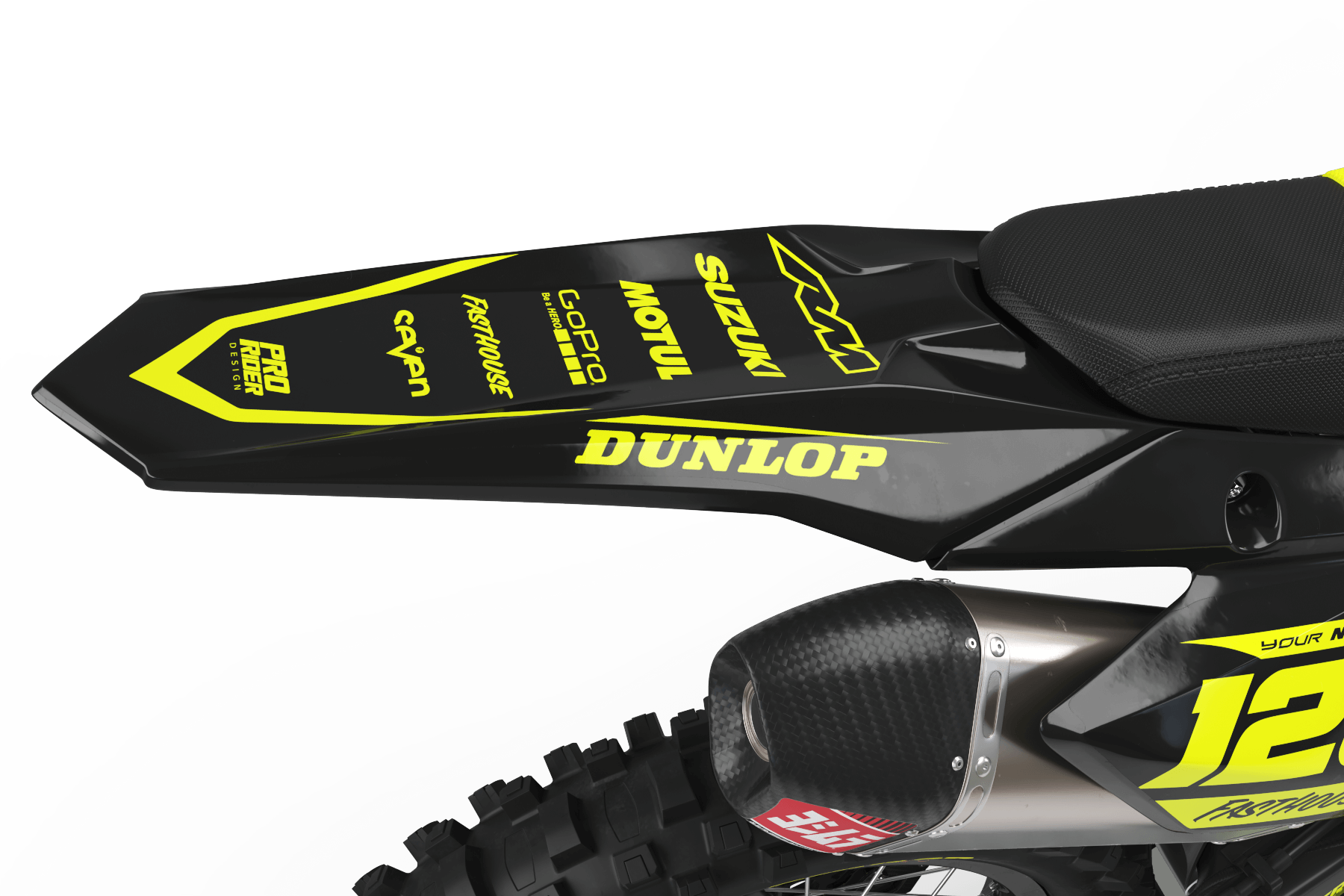 SUZUKI Graphics kit ONE SHOT FLUO