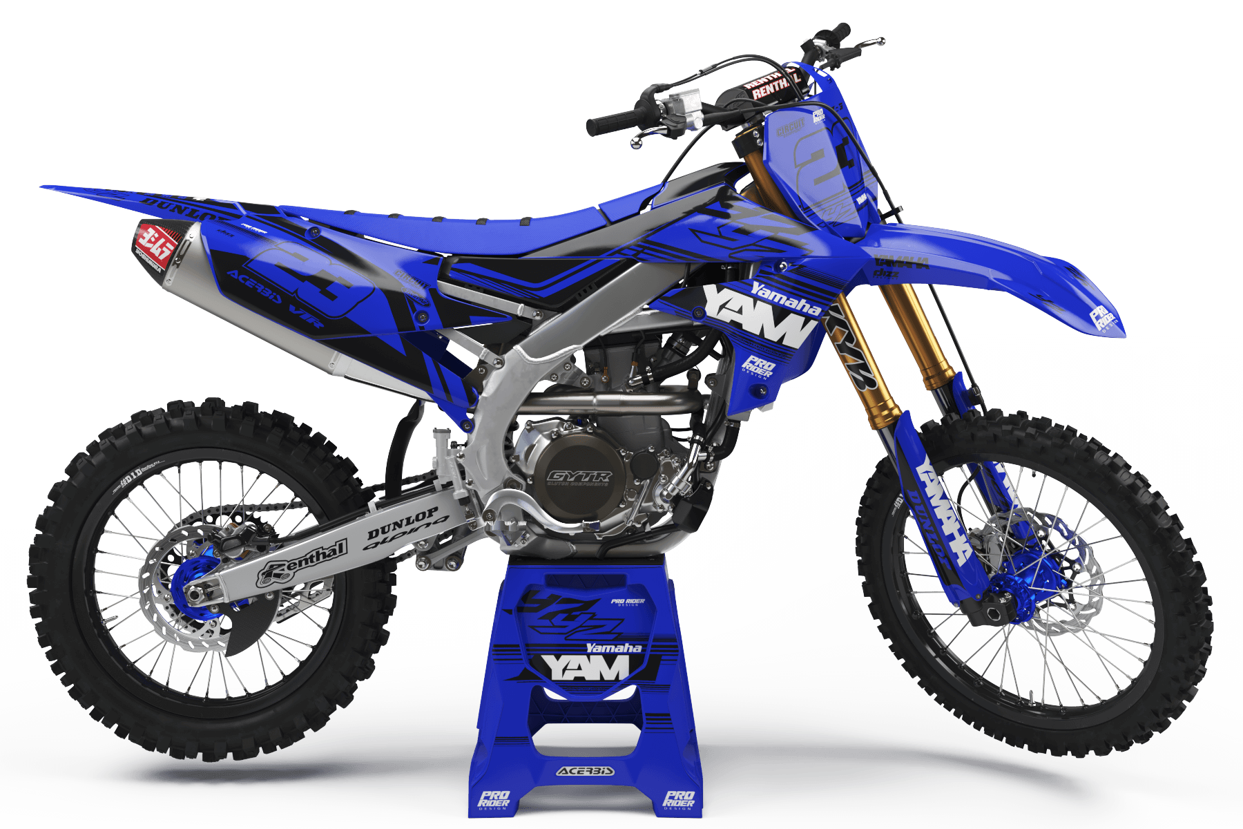 Graphics Kit YAMAHA VERTEX BLUE