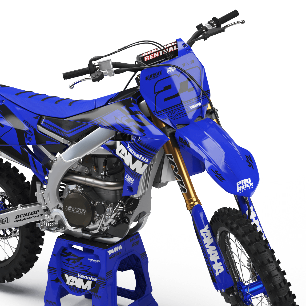 Graphics Kit YAMAHA VERTEX BLUE