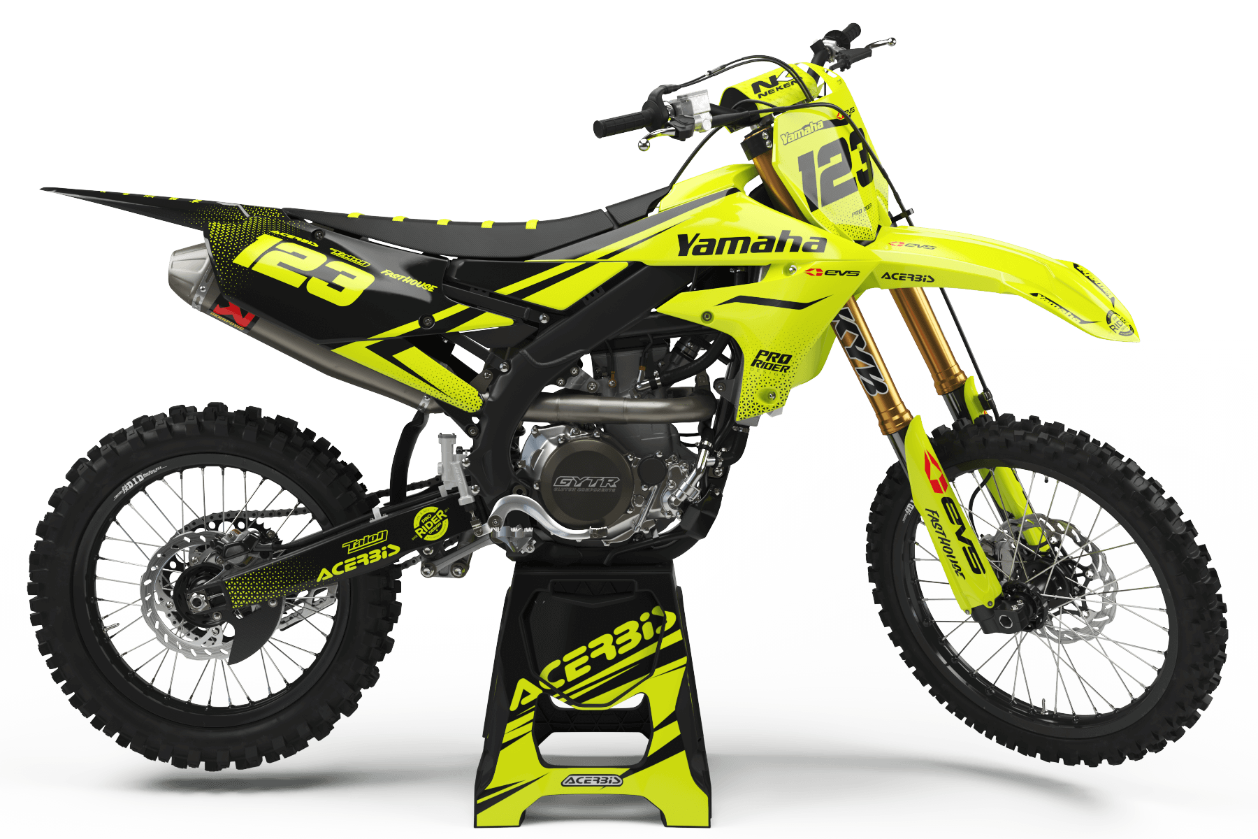 FLUO Graphics Kit YAMAHA POLISPORT