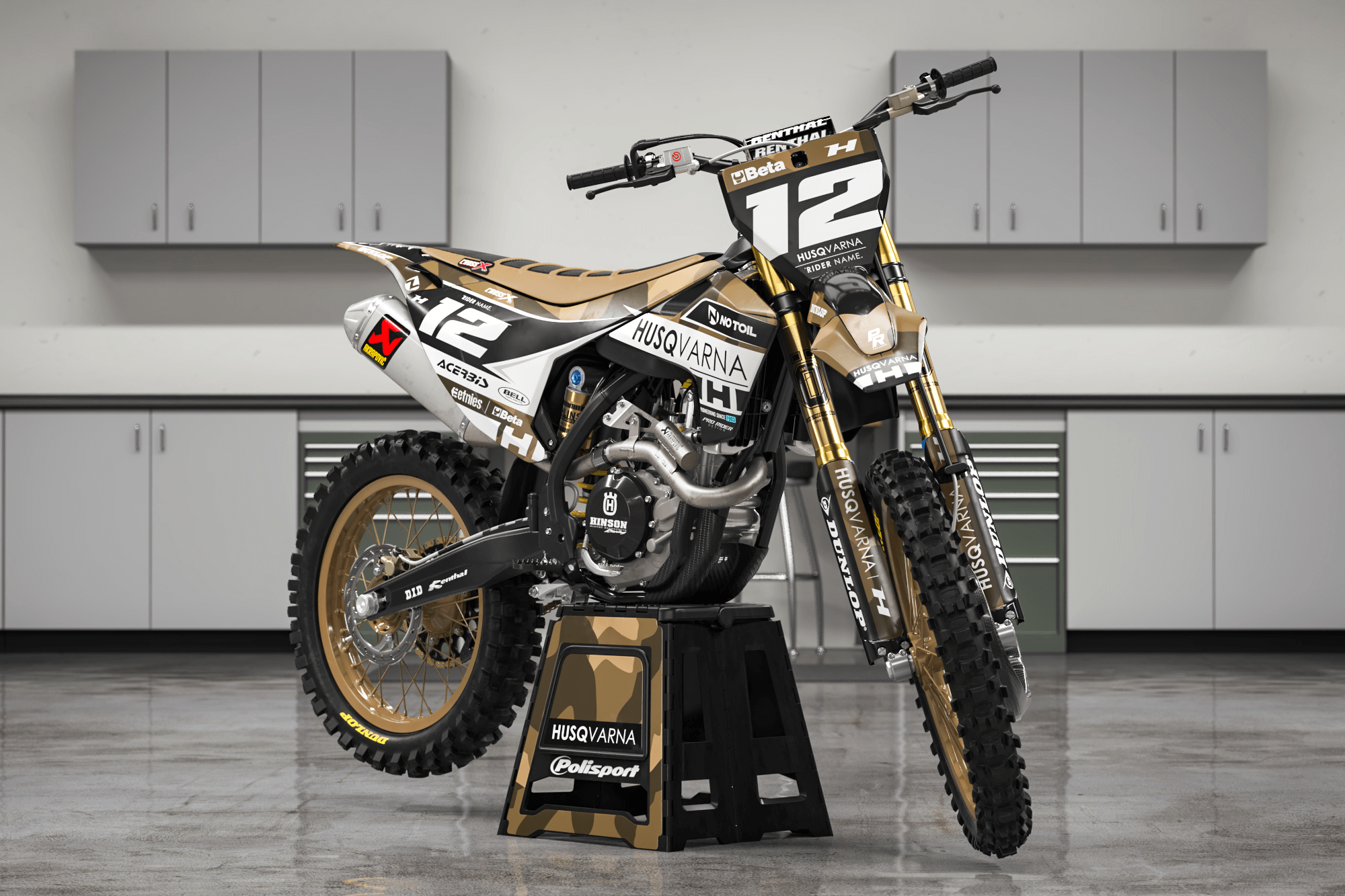 Graphics Kit HUSQVARNA ARMY STAGE