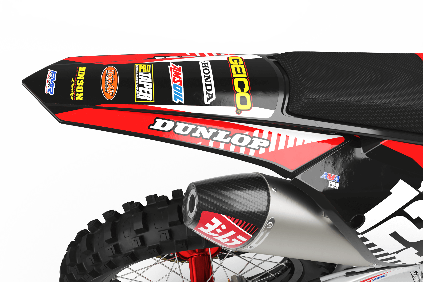 Dirt bike graphics kits honda GEICO : Ultra resistant to shock