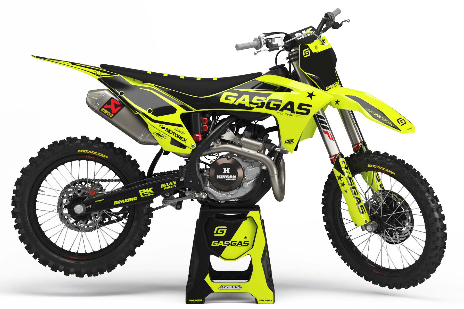 Graphics Kit GASGAS JOCK FLUO