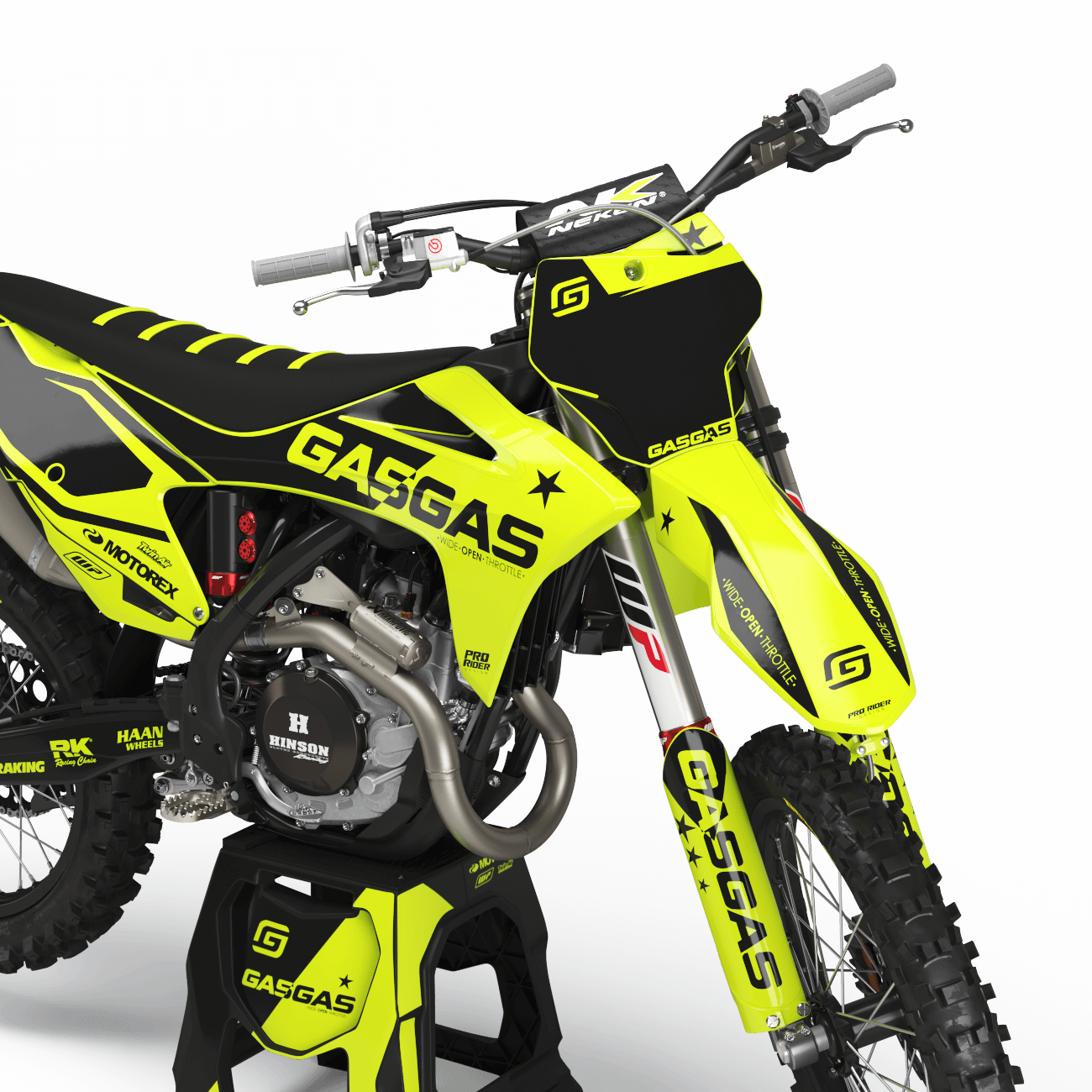 Graphics Kit GASGAS JOCK FLUO