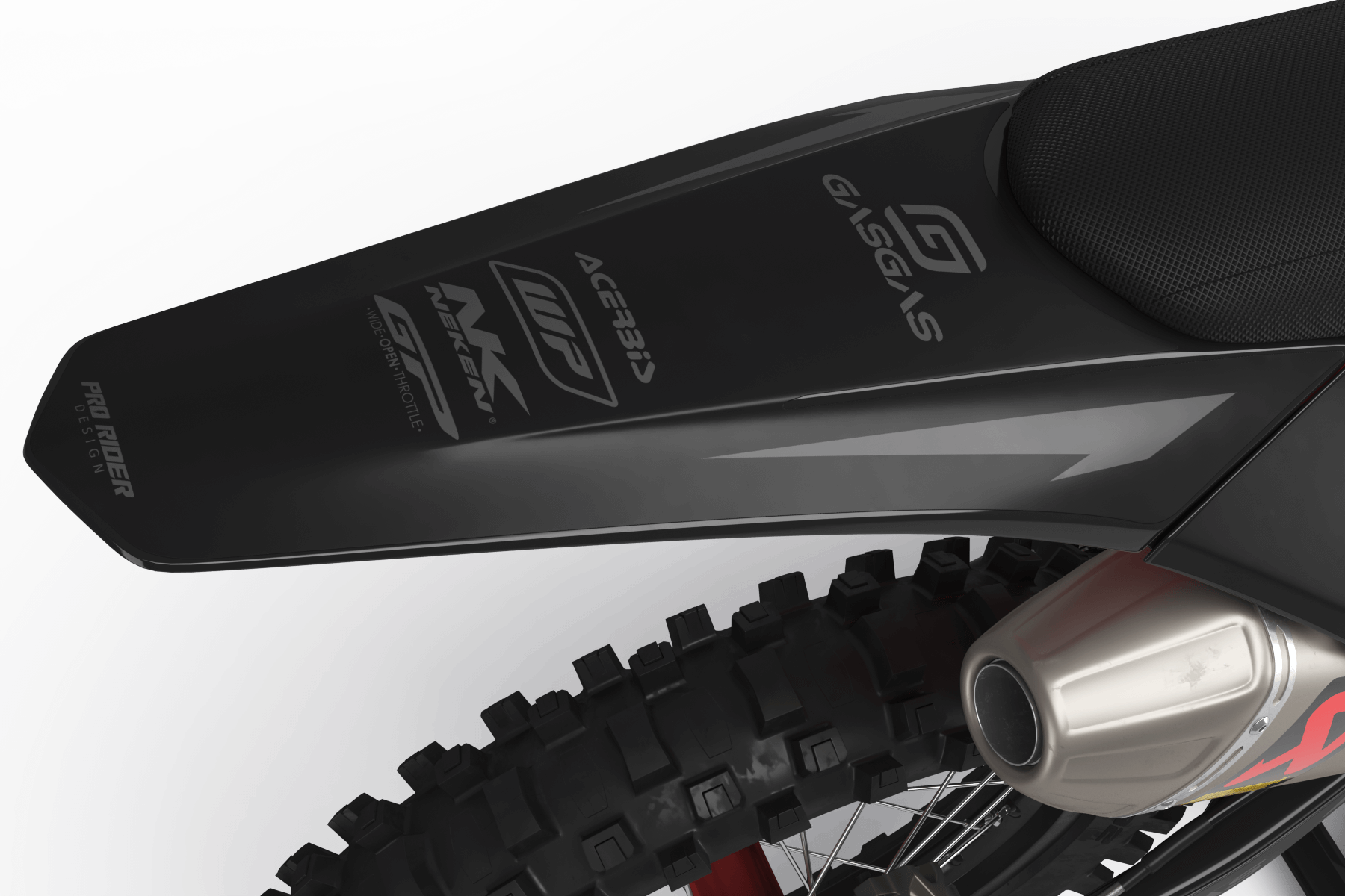 Graphics Kit GASGAS CONQUEROR S3 BLACK