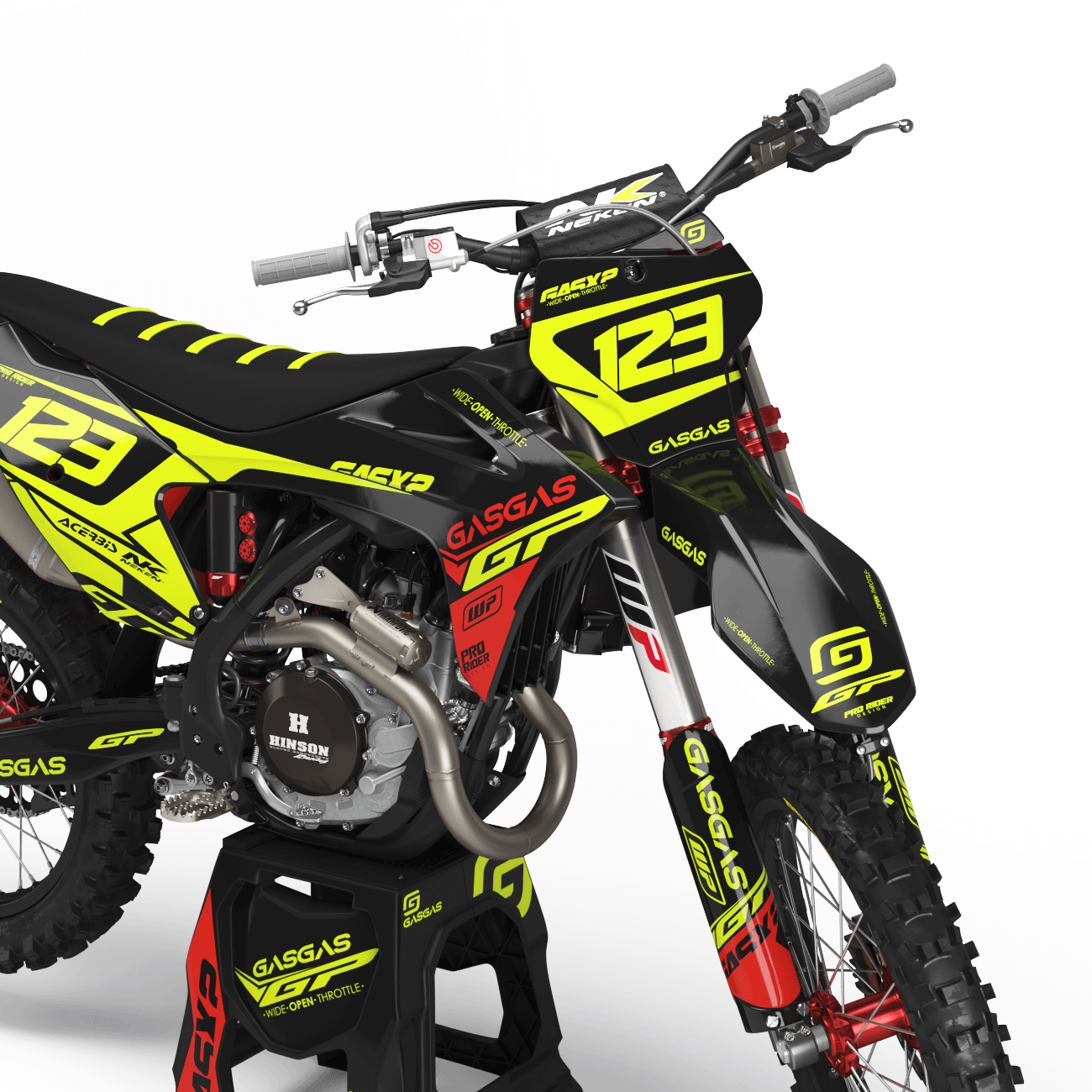 Graphics Kit GASGAS CONQUEROR FLUO