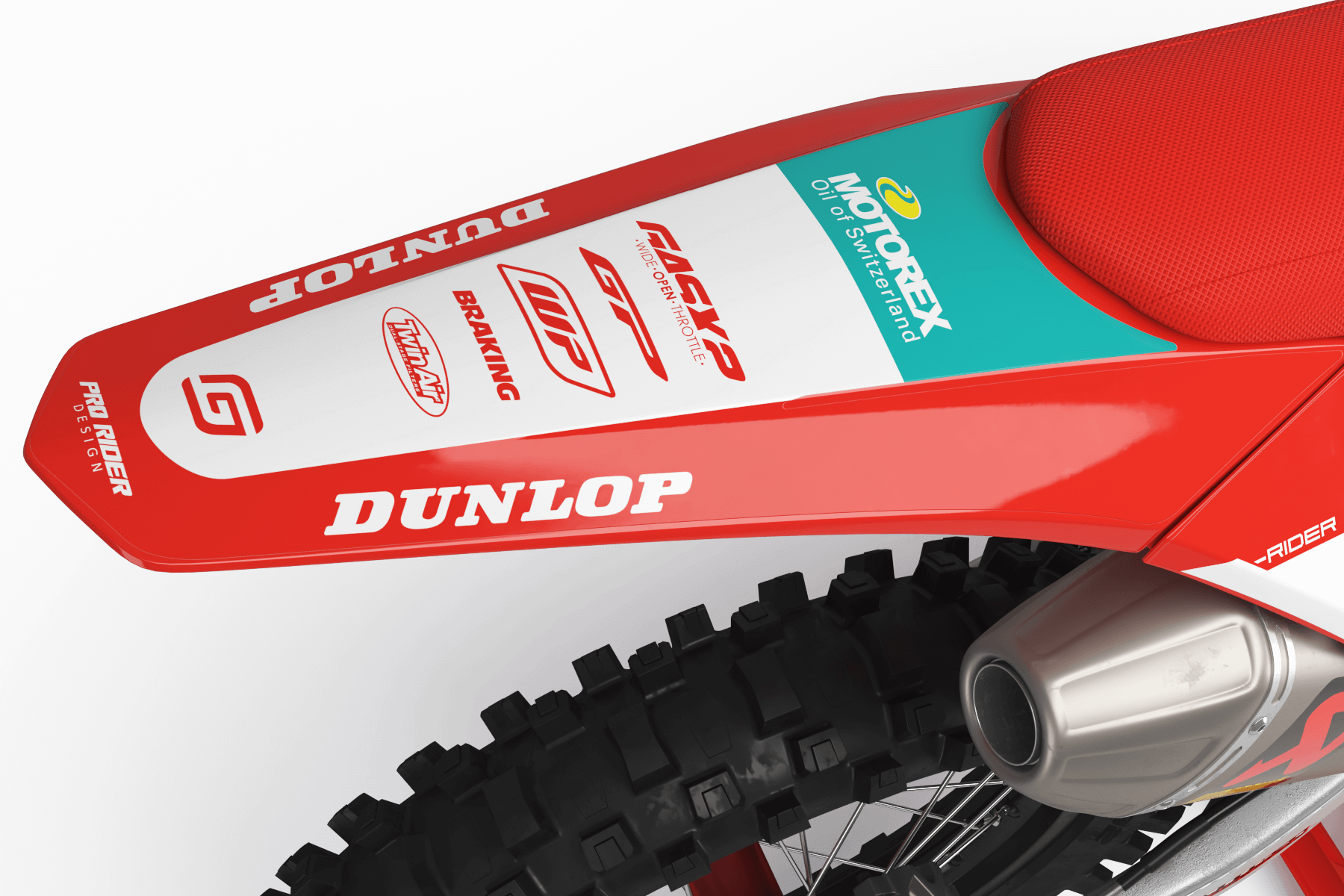 Graphics Kit GASGAS MENTOR RED.1