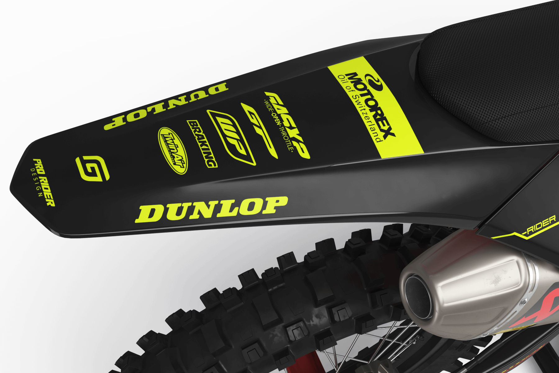 Graphics Kit GASGAS MENTOR FLUO