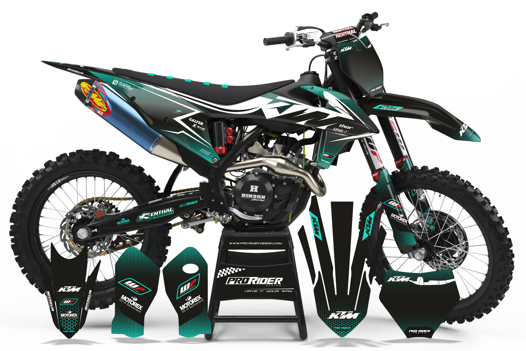 Custom Graphics KTM STOK blue