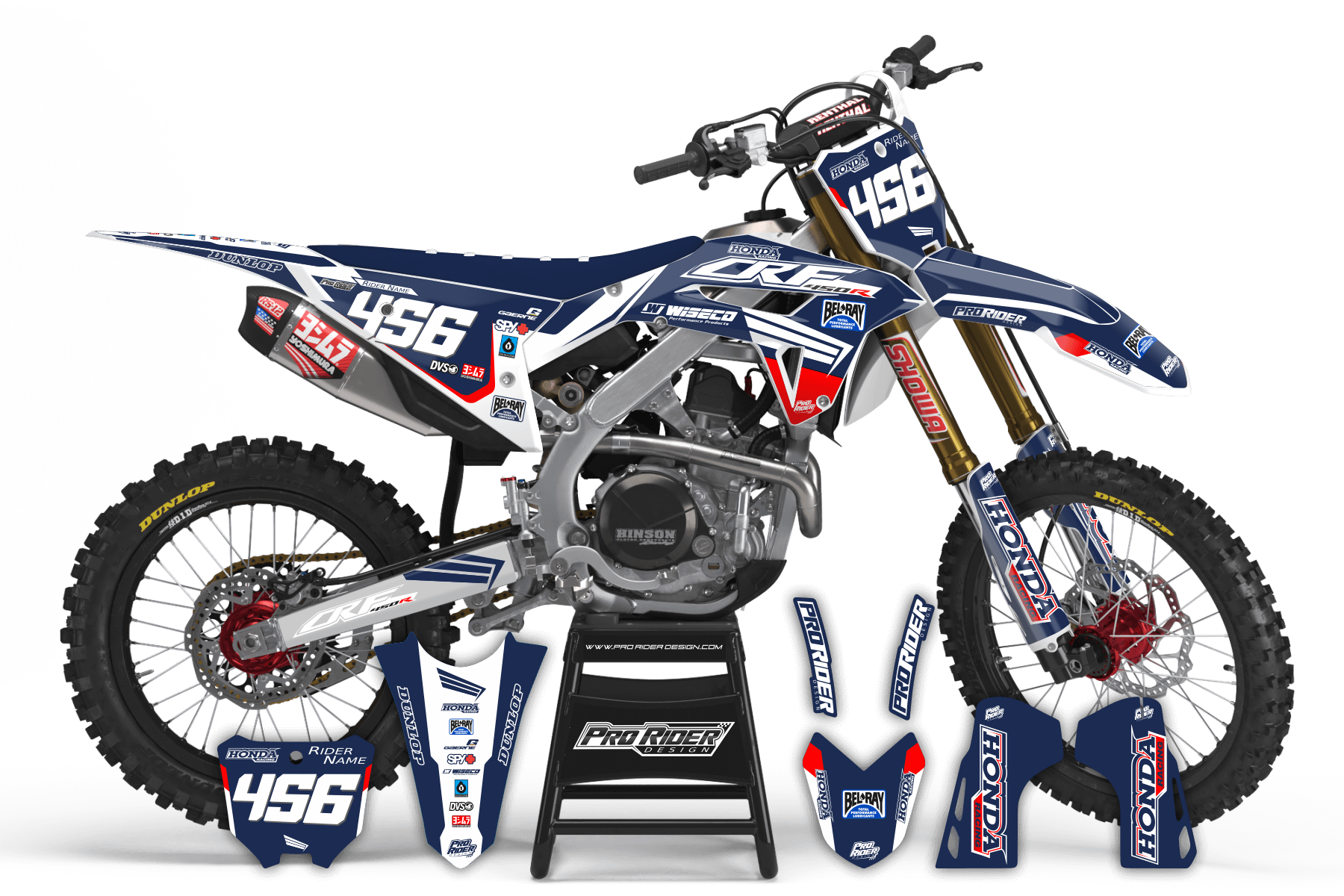 Graphics Kit HONDA PRORIDER SWAGG B.B