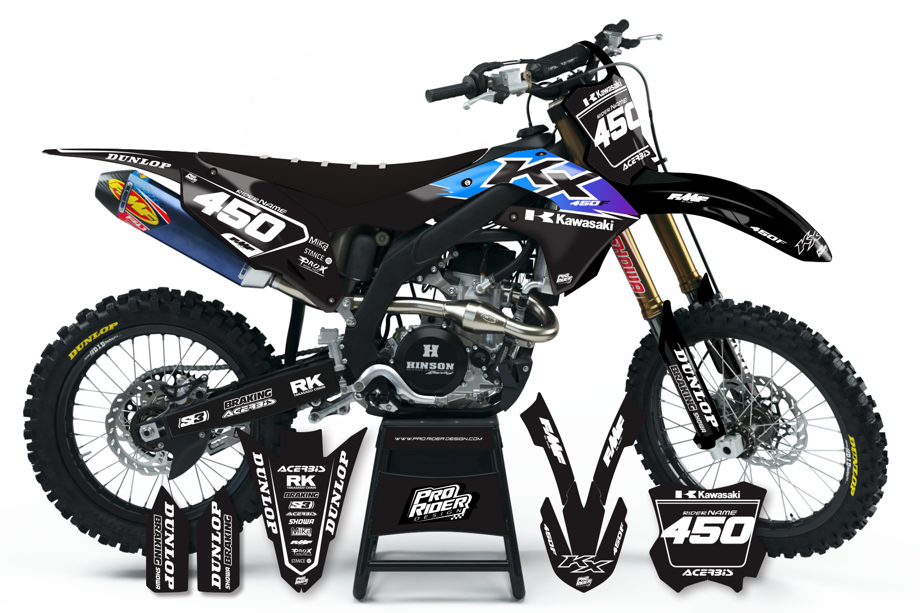 Custom Graphics RIVAL black