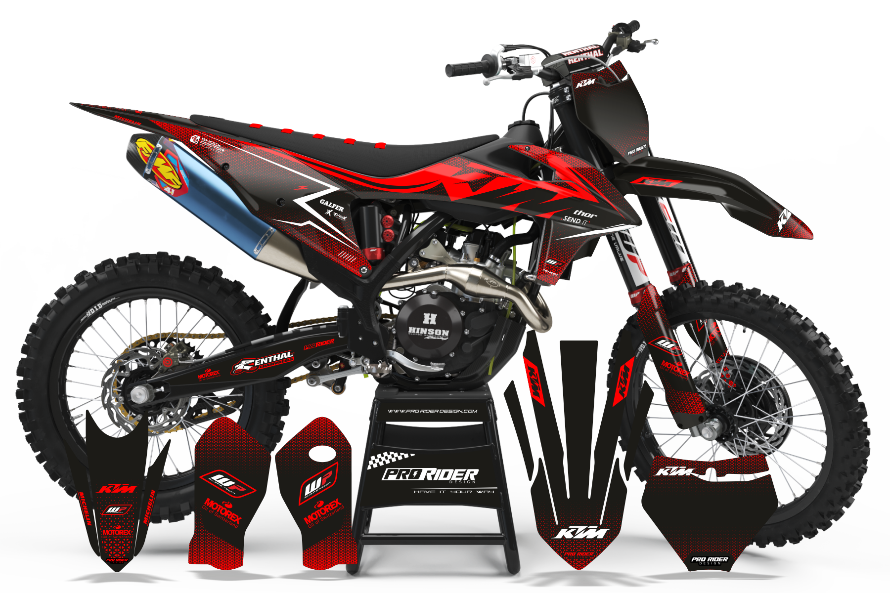 Custom Graphics KTM STOK RED