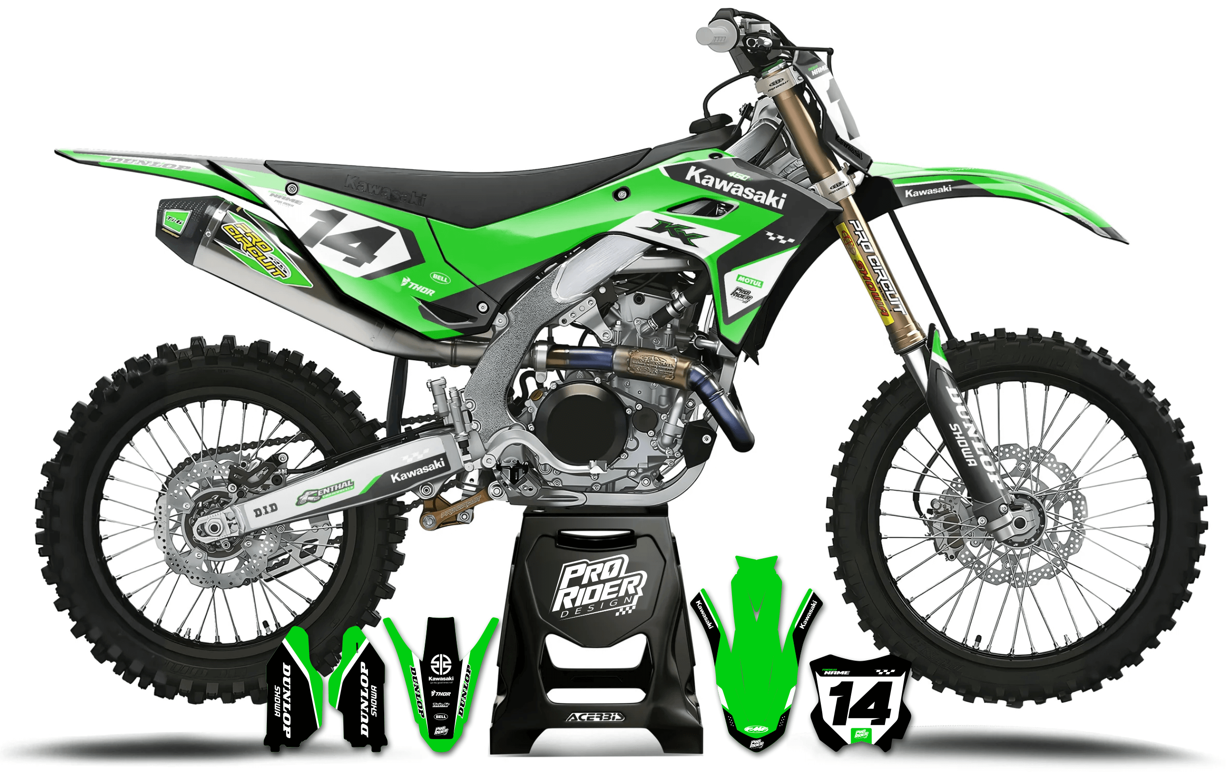 KAWASAKI Graphics Kit VOKAG