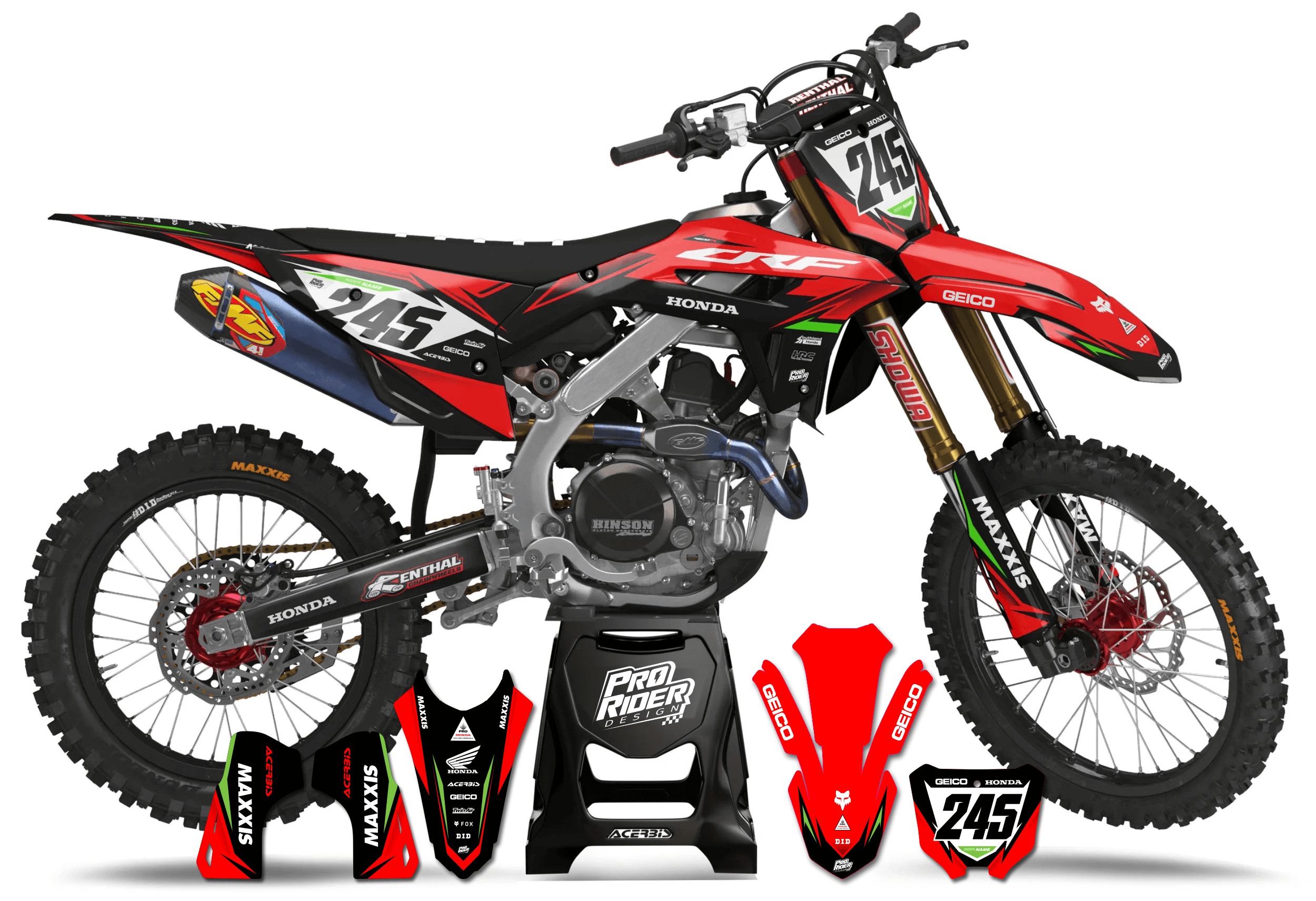HONDA Graphics Kit MAXXIS FX