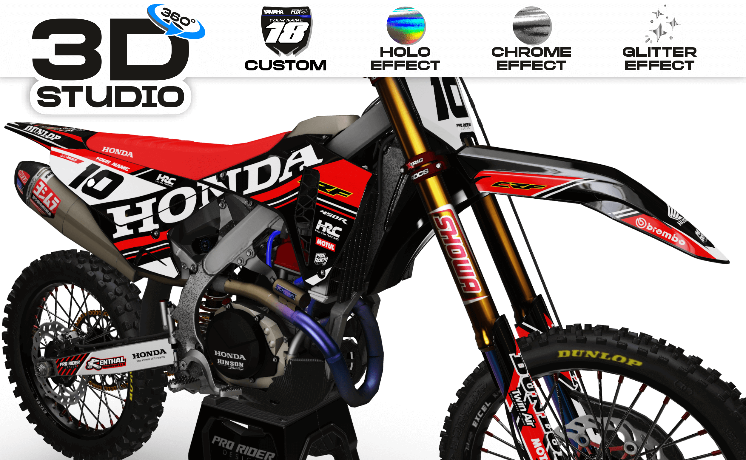 HONDA Graphics Kit PLAY-XR - 3D