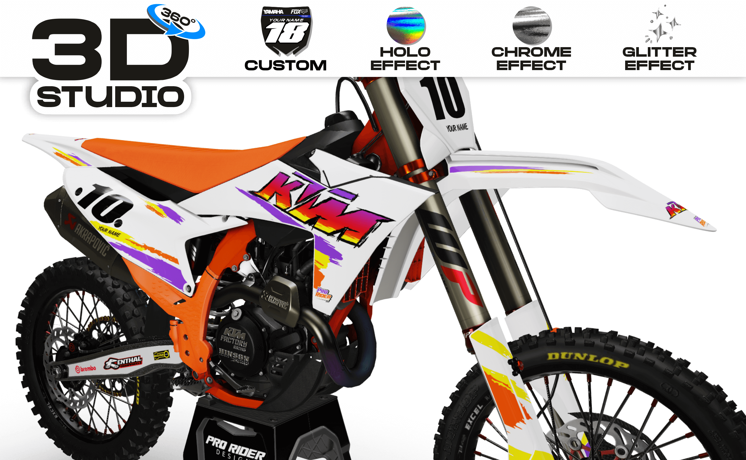KTM Graphics old shcool - 3D