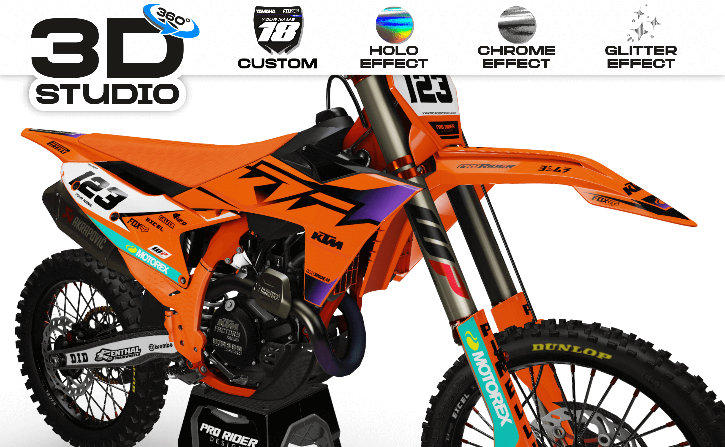 Custom Graphics KTM TERA FUKISMO - 3D
