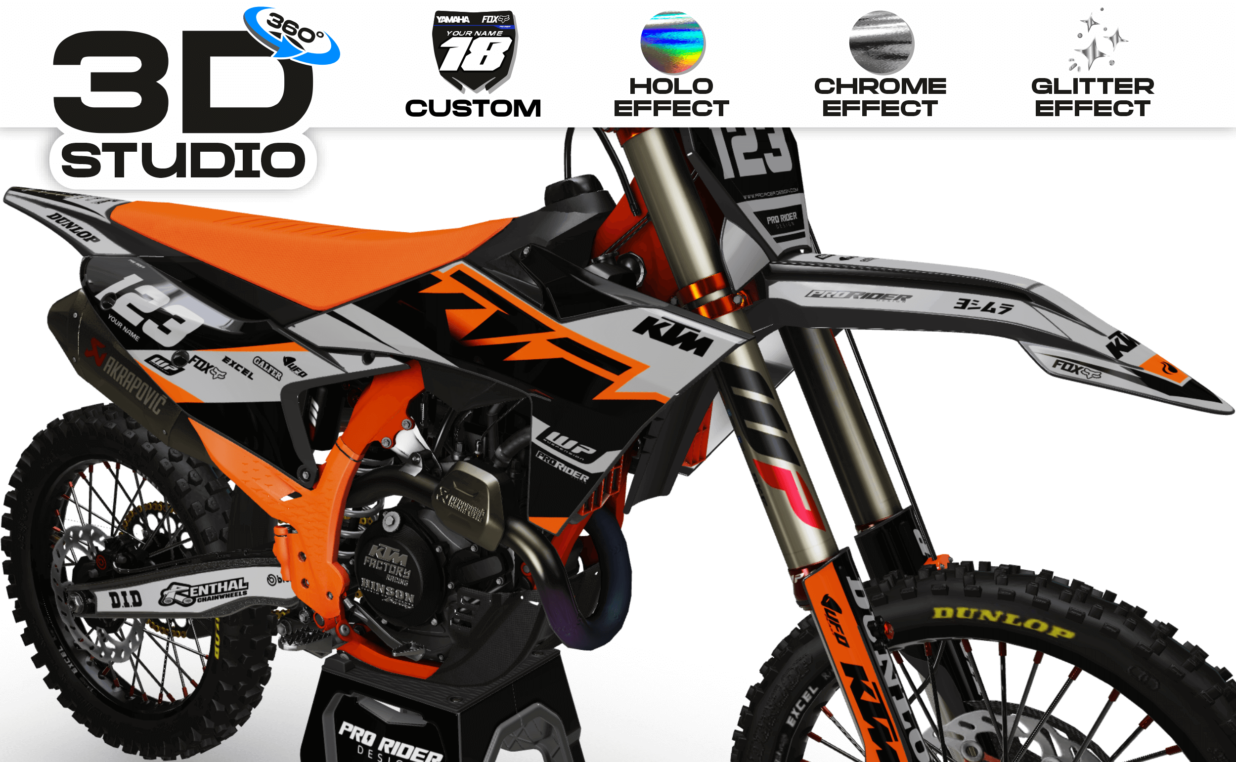 Custom Graphics KTM TERA GUETTA - 3D