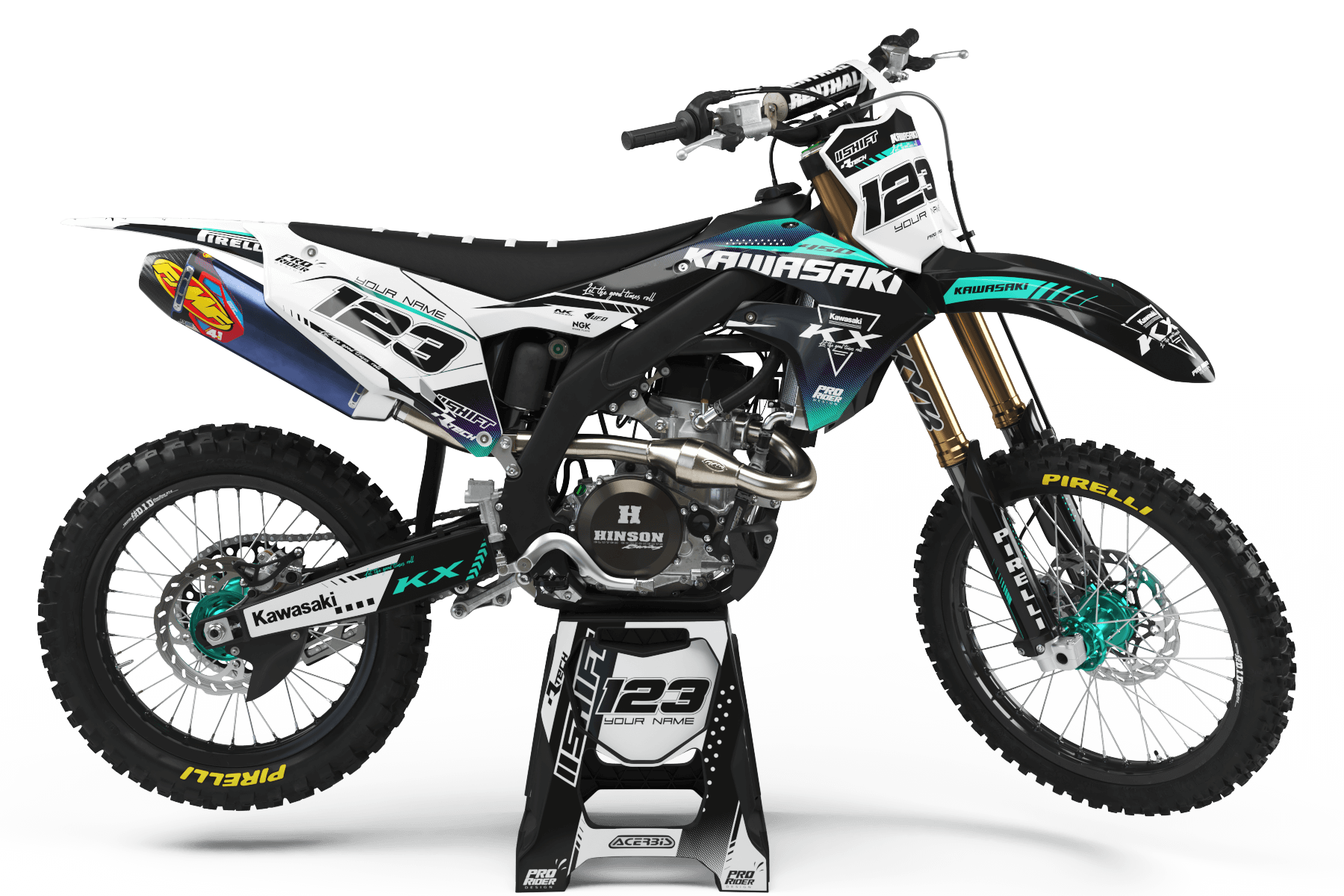KAWASAKI Graphics Kit FERNCROSS