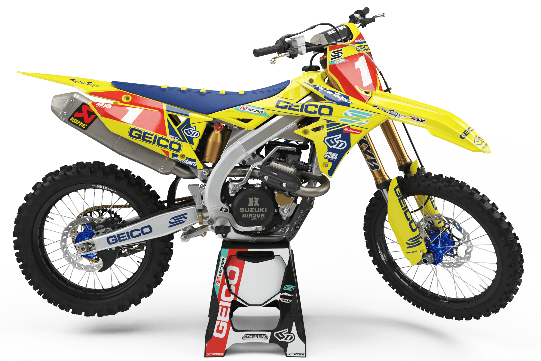 SUZUKI Graphics kit GEICO - 3D